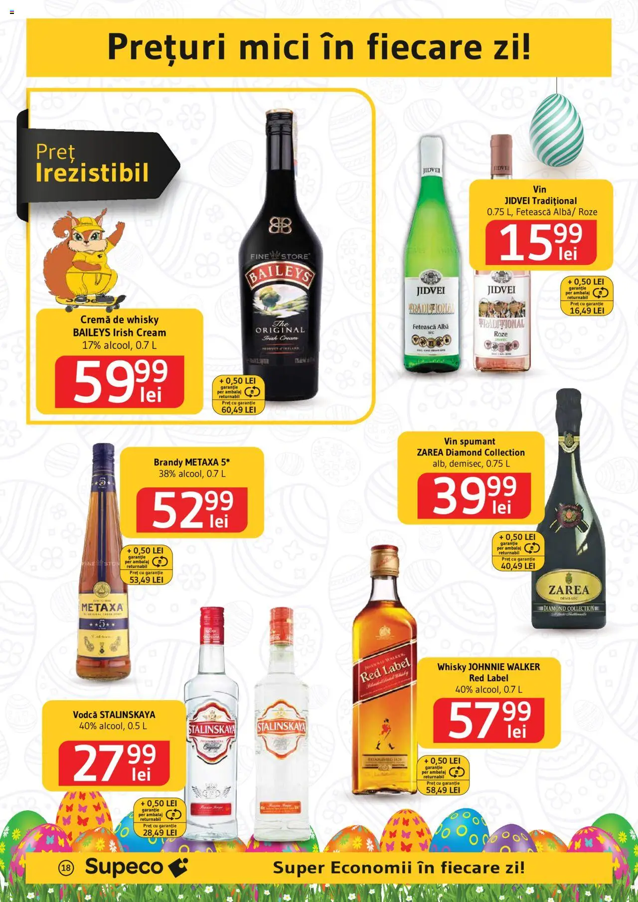 Catalog Supeco 10 - 23 Aprilie 2025 | Pagina 18 | Produse: Su ısıtıcı, Mici, Cremă, Vin