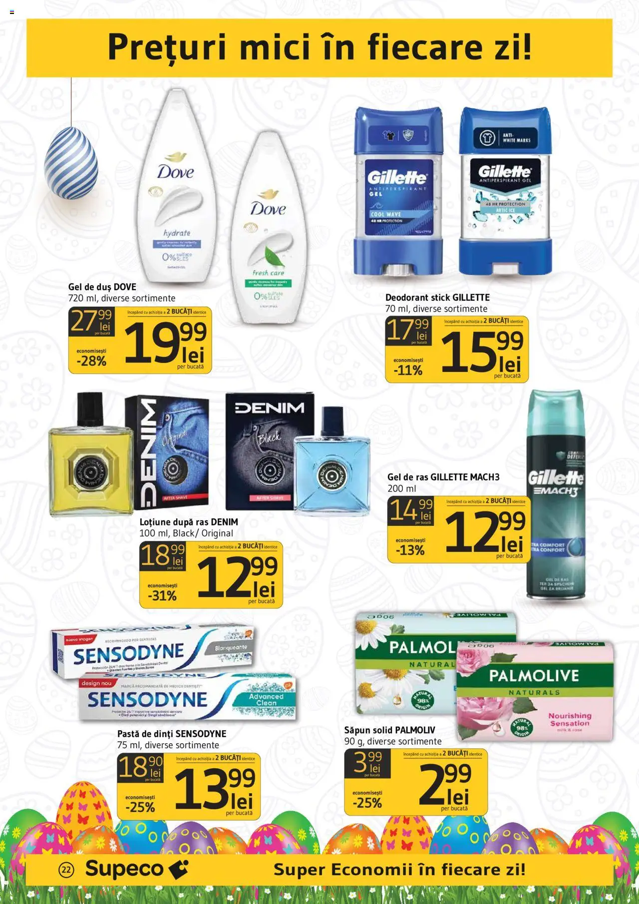 Catalog Supeco 10 - 23 Aprilie 2025 | Pagina 22 | Produse: After shave, Gel de ras, Duș, Gel de duș
