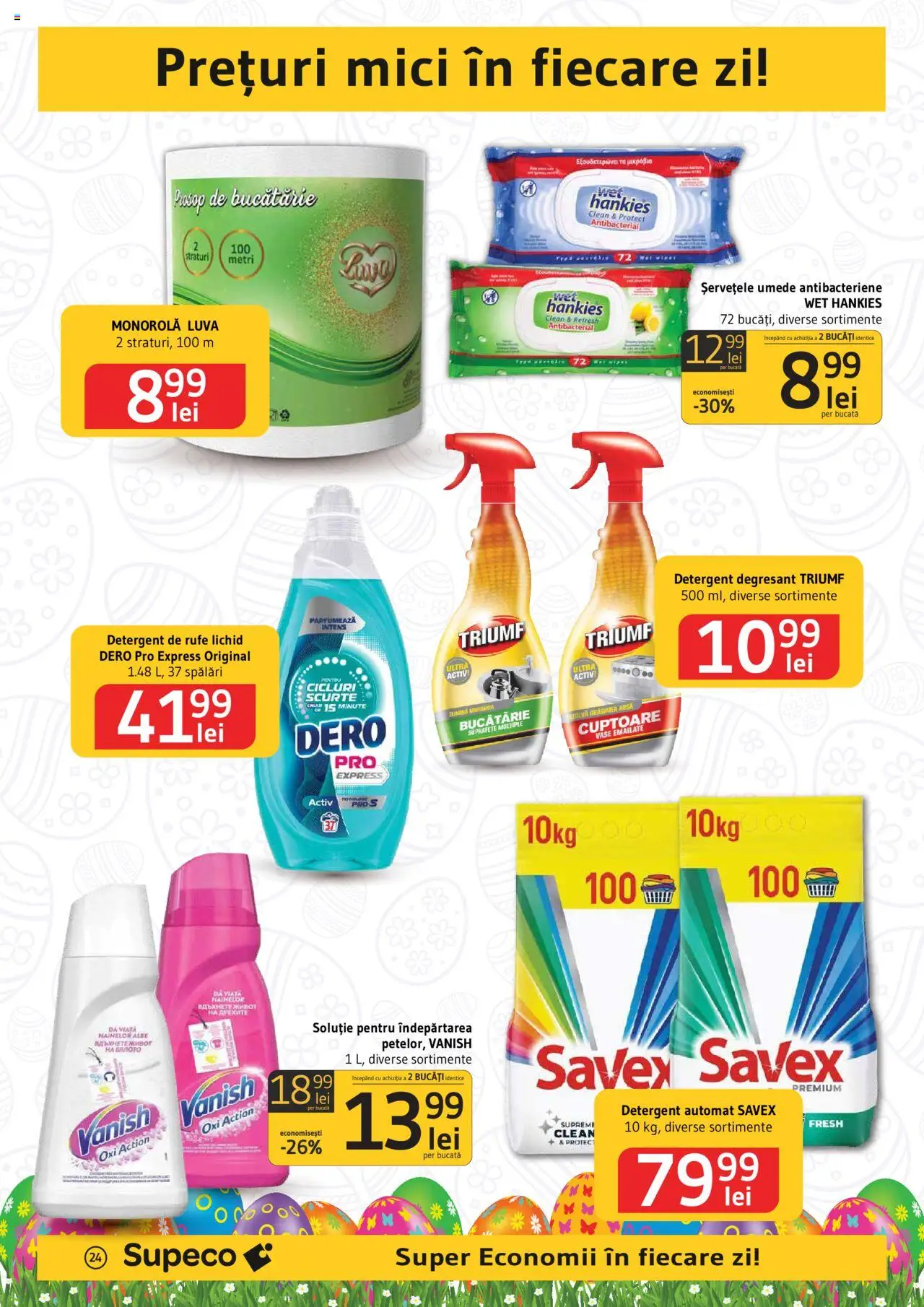 Catalog Supeco 10 - 23 Aprilie 2025 | Pagina 24 | Produse: Pomelo, Kedi Ödül Oyuncakları, Detergent, Çelik Mama ve Su Kabı