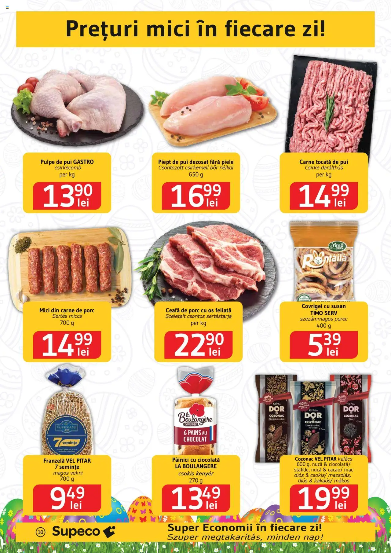 Catalog Supeco 10 - 23 Aprilie 2025 | Pagina 10 | Produse: Keçeli kalem, Mici, Semințe, Ciocolată