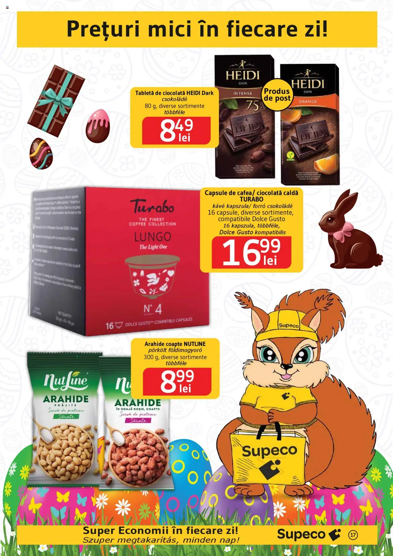 Catalog Supeco 10 - 23 Aprilie 2025 | Pagina 17 | Produse: Tabletă, Masaüstü kılıfı, Mici, Arahide