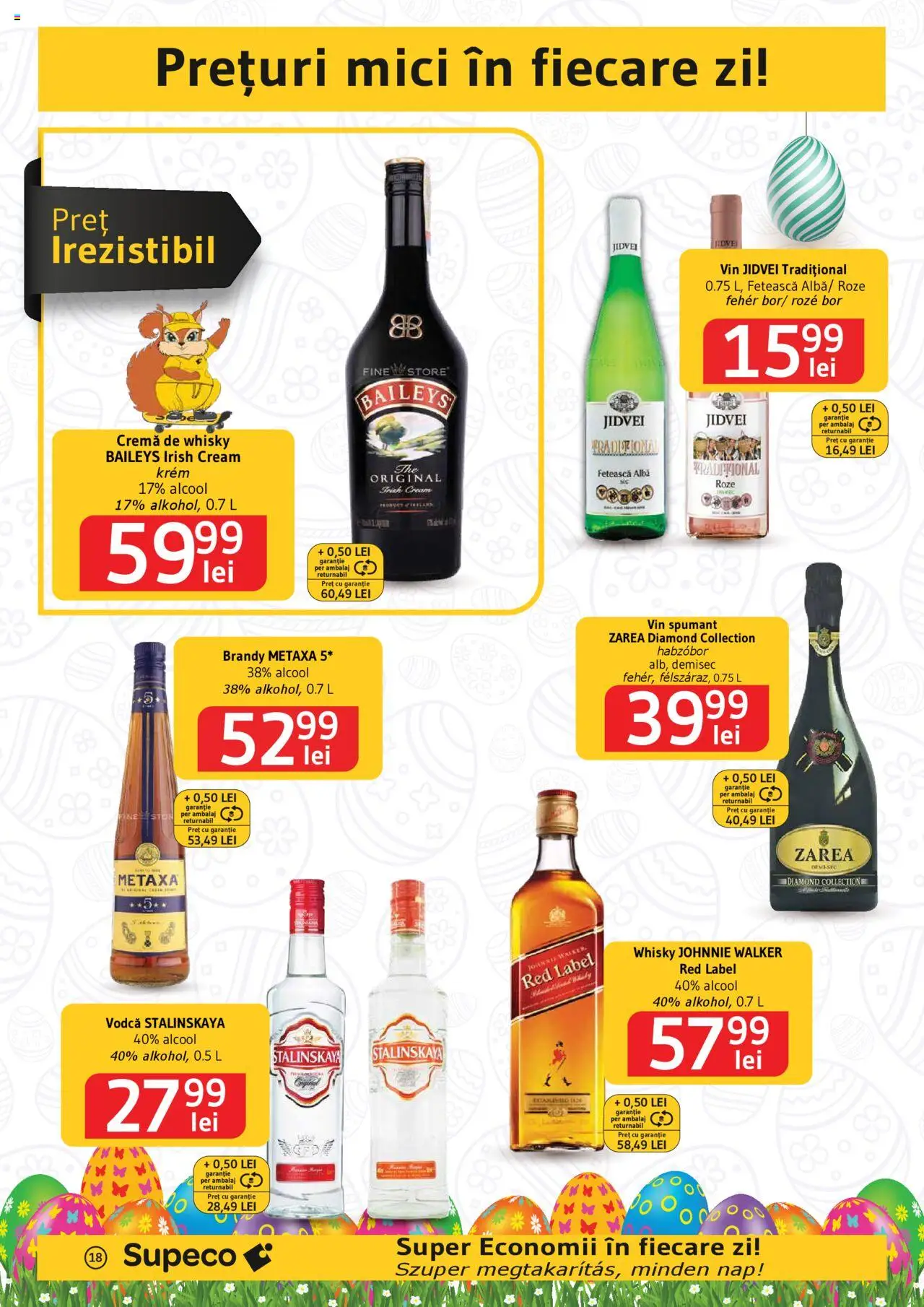 Catalog Supeco 10 - 23 Aprilie 2025 | Pagina 18 | Produse: Su ısıtıcı, Mici, Cremă, Vin