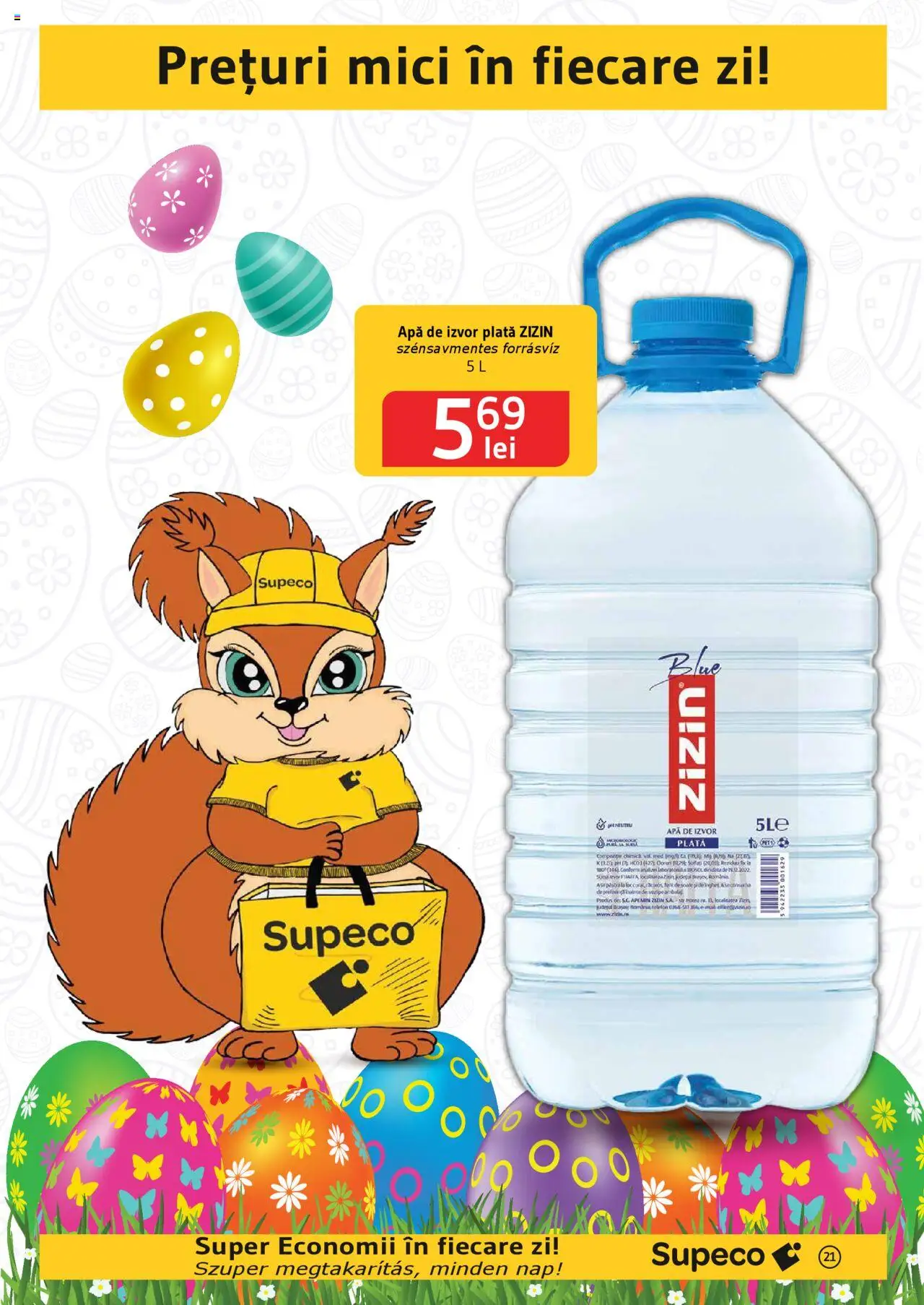 Catalog Supeco 10 - 23 Aprilie 2025 | Pagina 21 | Produse: Mici, Apă