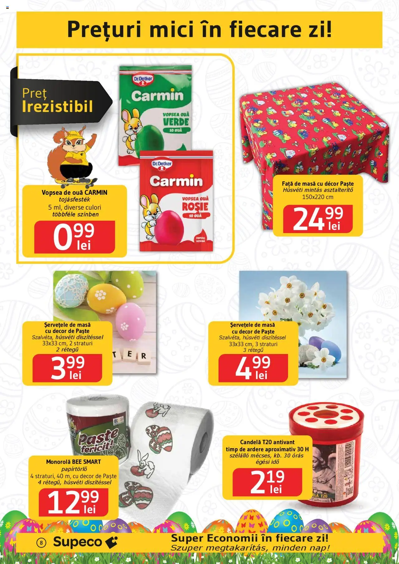 Catalog Supeco 10 - 23 Aprilie 2025 | Pagina 8 | Produse: Vopsea, Mici, Ouă, Paste