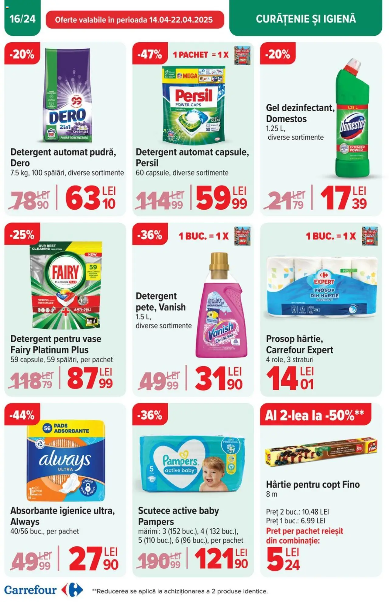Catalog Carrefour 10 - 22 Aprilie 2025 | Pagina 16 | Produse: Pomelo, Kedi Ödül Oyuncakları, Pudră, Çelik Mama ve Su Kabı