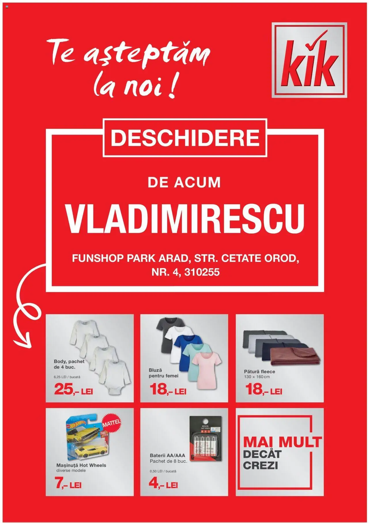 Catalog Kik 2 - 7 Aprilie 2025 | Pagina 1 | Produse: Pătură, Baterii, Bluză