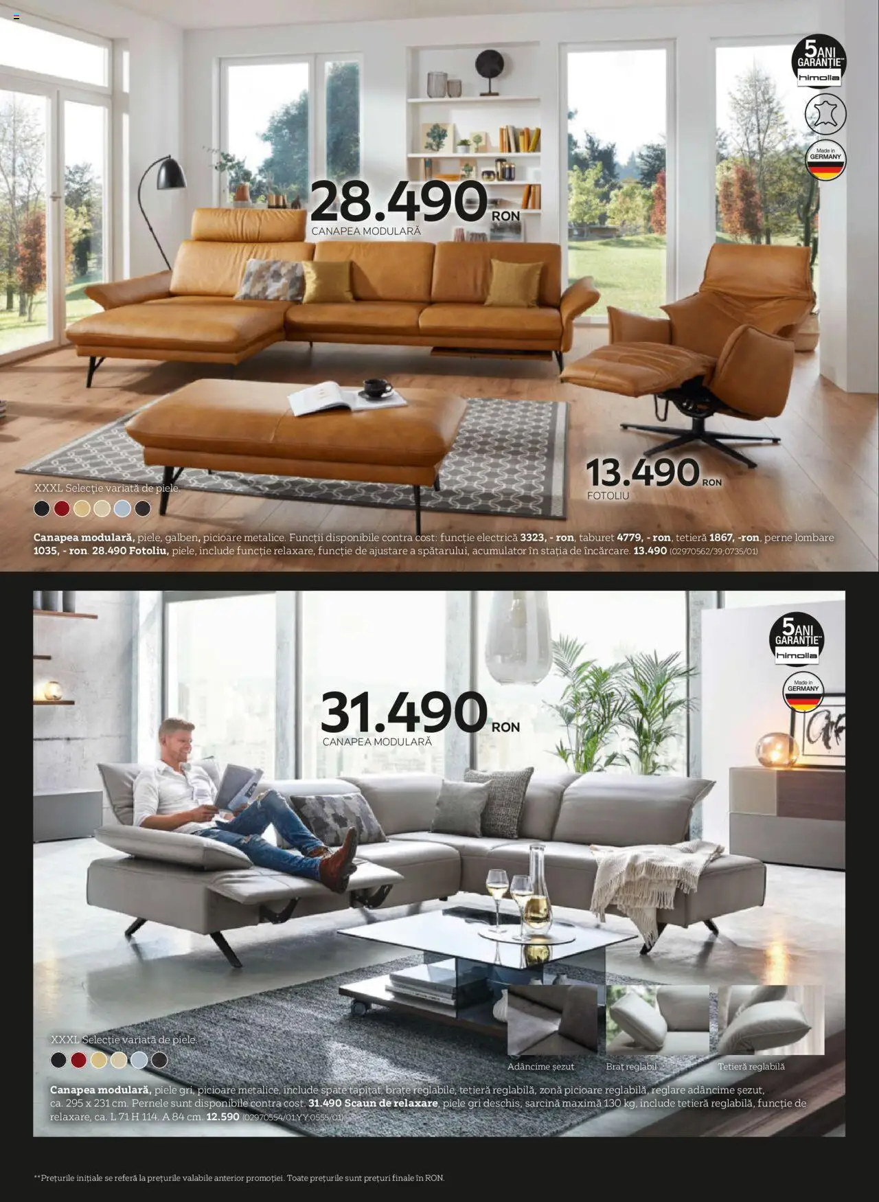 Catalog XXXLutz 7 Aprilie - 31 Decembrie 2025 | Pagina 10 | Produse: Fotoliu, Canapea, Scaun, Taburet