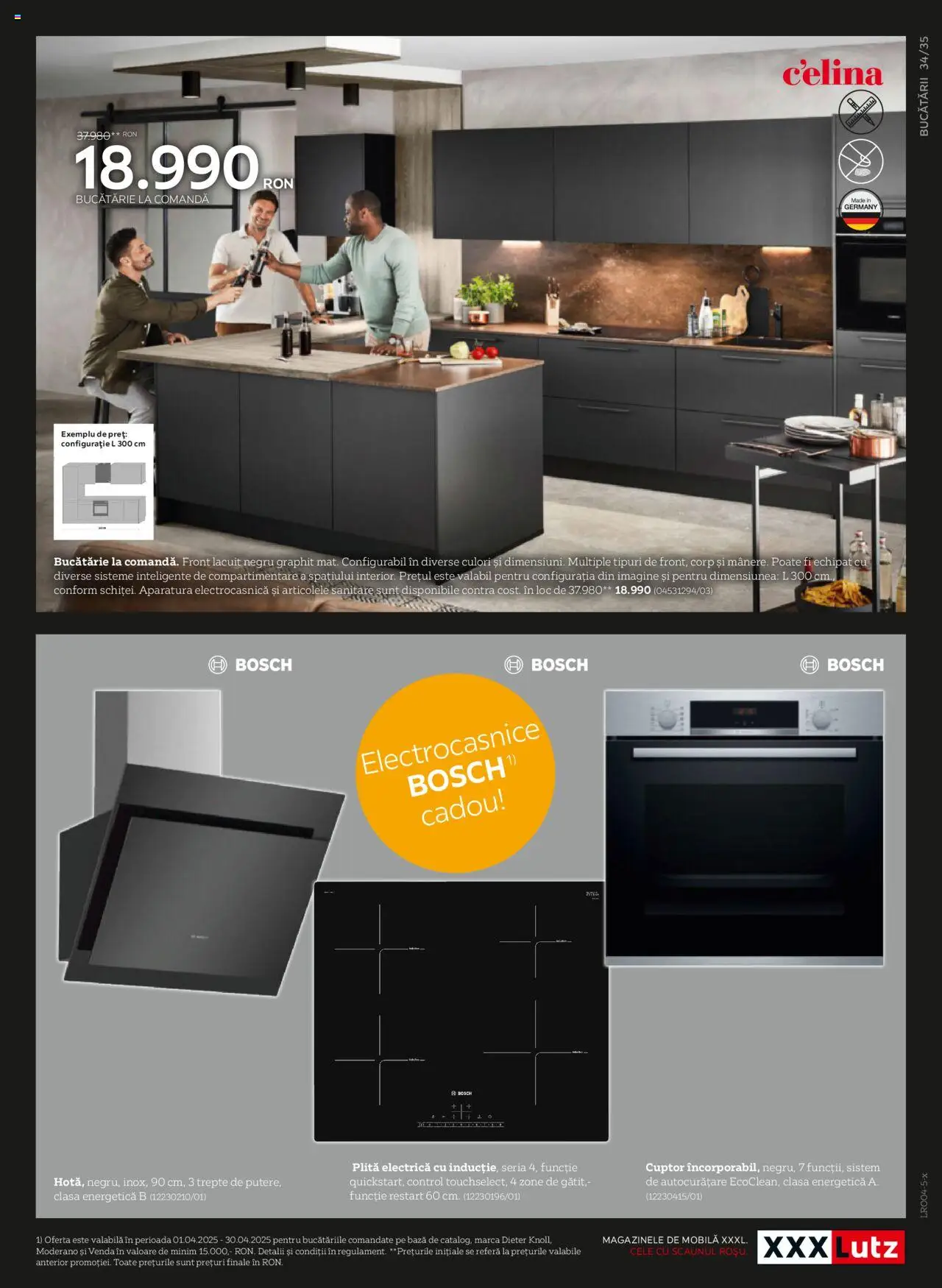 Catalog XXXLutz 7 Aprilie - 31 Decembrie 2025 | Pagina 35 | Produse: Cuptor, Plită, Bucătărie