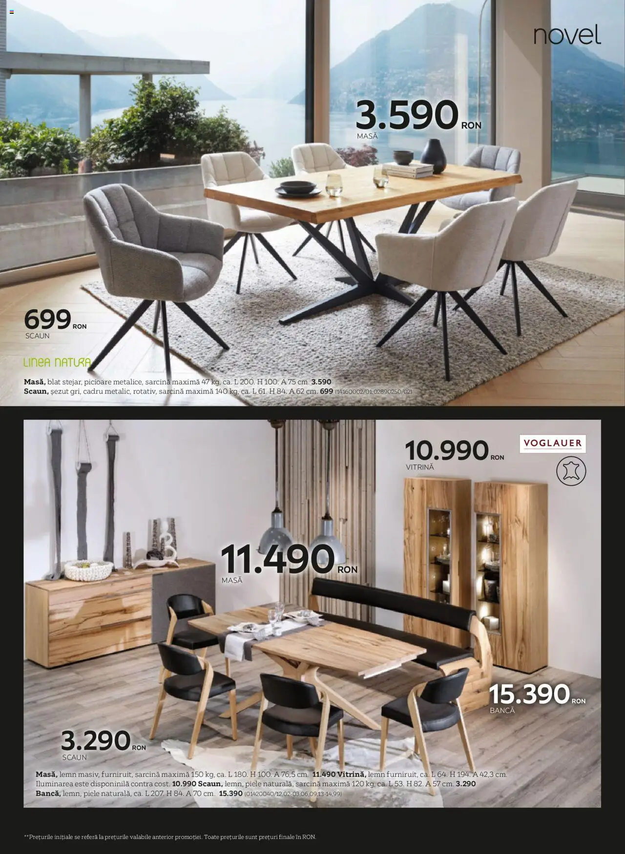 Catalog XXXLutz 7 Aprilie - 31 Decembrie 2025 | Pagina 38 | Produse: Masă, Scaun, Vitrină, Bancă