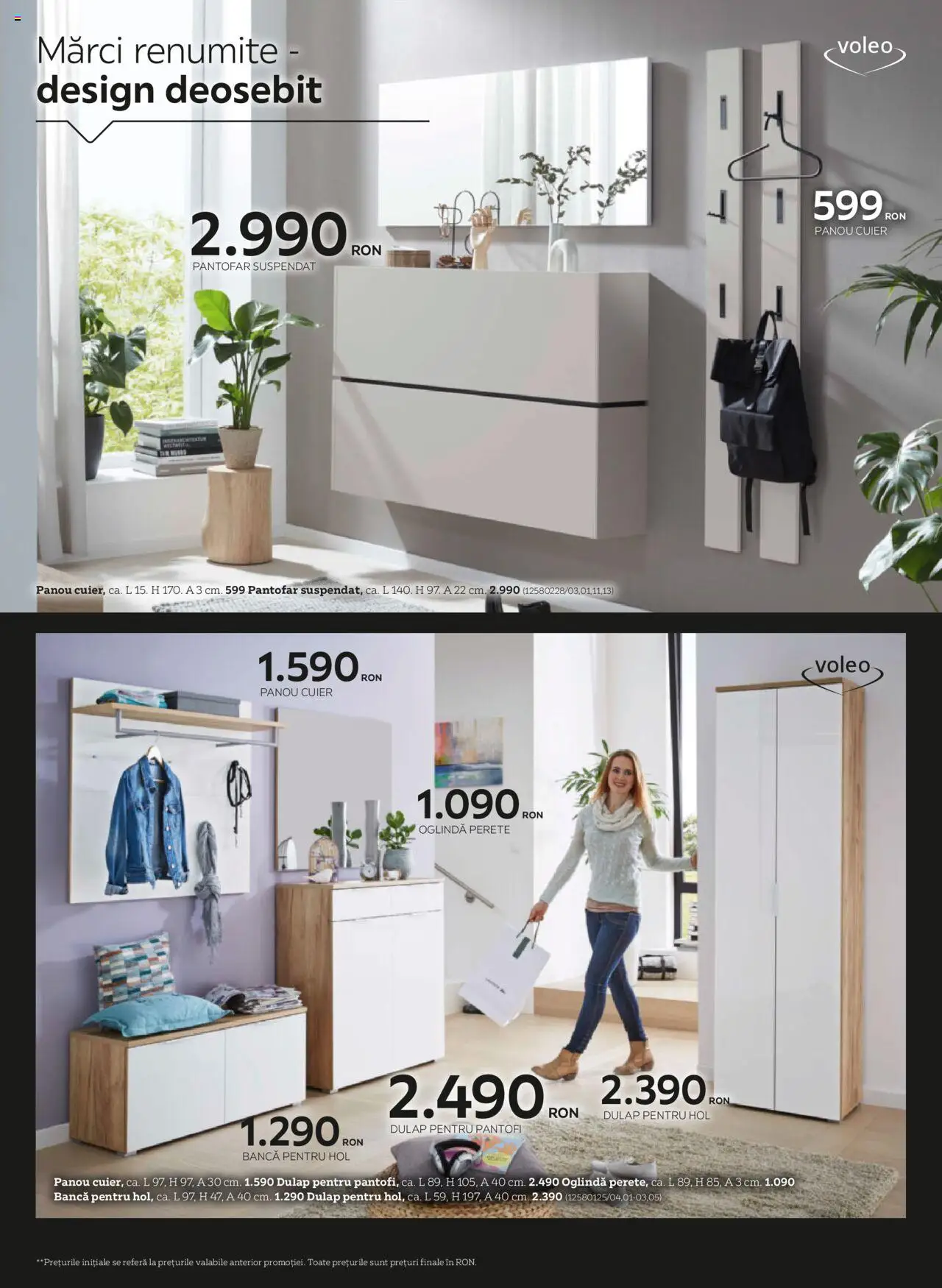 Catalog XXXLutz 7 Aprilie - 31 Decembrie 2025 | Pagina 40 | Produse: Pantofi, Pantofar, Oglindă, Bancă