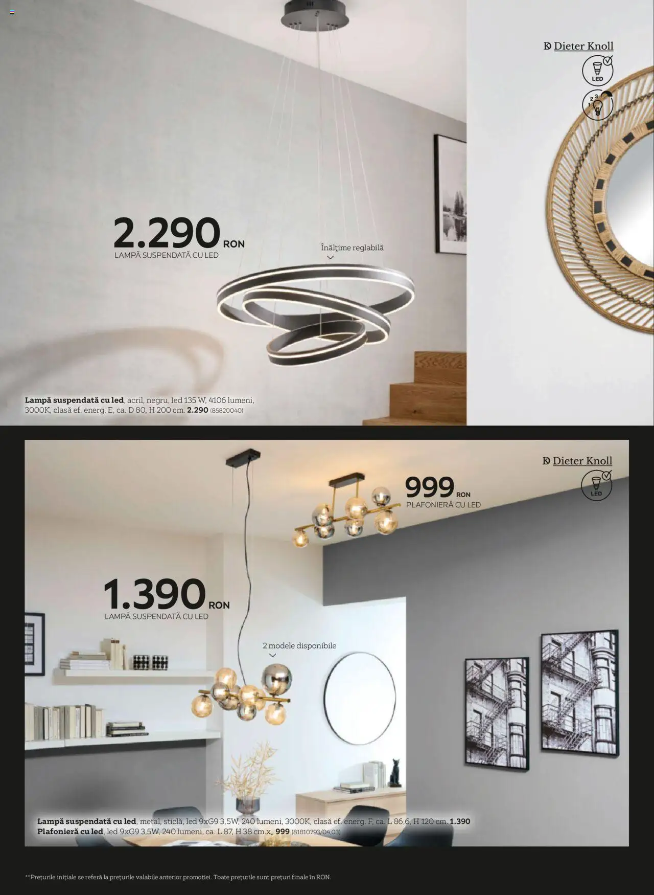 Catalog XXXLutz 7 Aprilie - 31 Decembrie 2025 | Pagina 48 | Produse: Plafonieră, Babak, Lampă