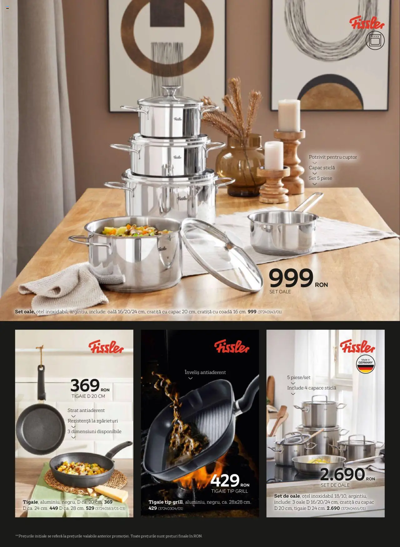 Catalog XXXLutz 7 Aprilie - 31 Decembrie 2025 | Pagina 52 | Produse: Cuptor, Tigaie, Cratiță, Grill