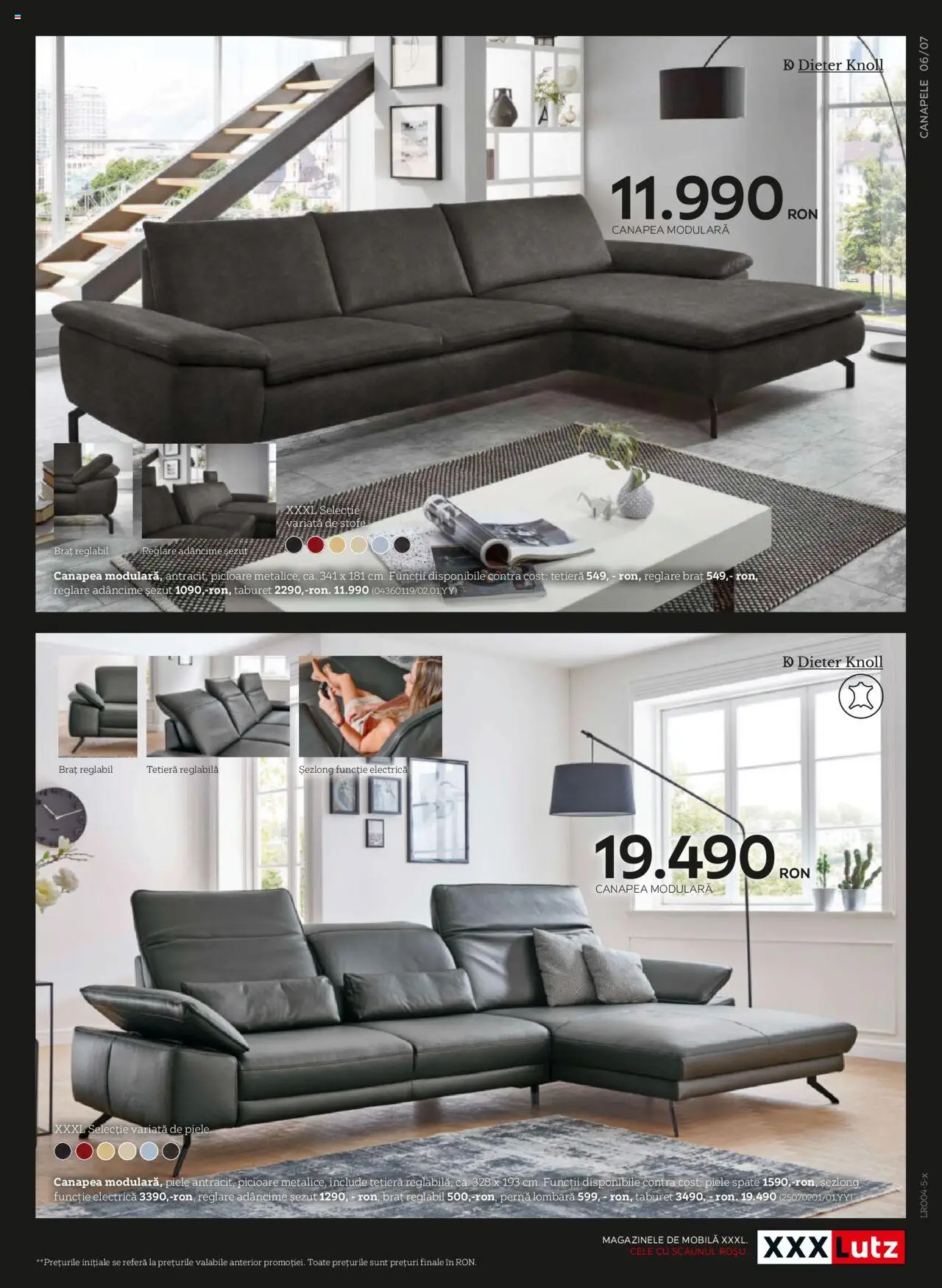 Catalog XXXLutz 7 Aprilie - 31 Decembrie 2025 | Pagina 7 | Produse: Pernă, Șezlong, Canapea, Taburet