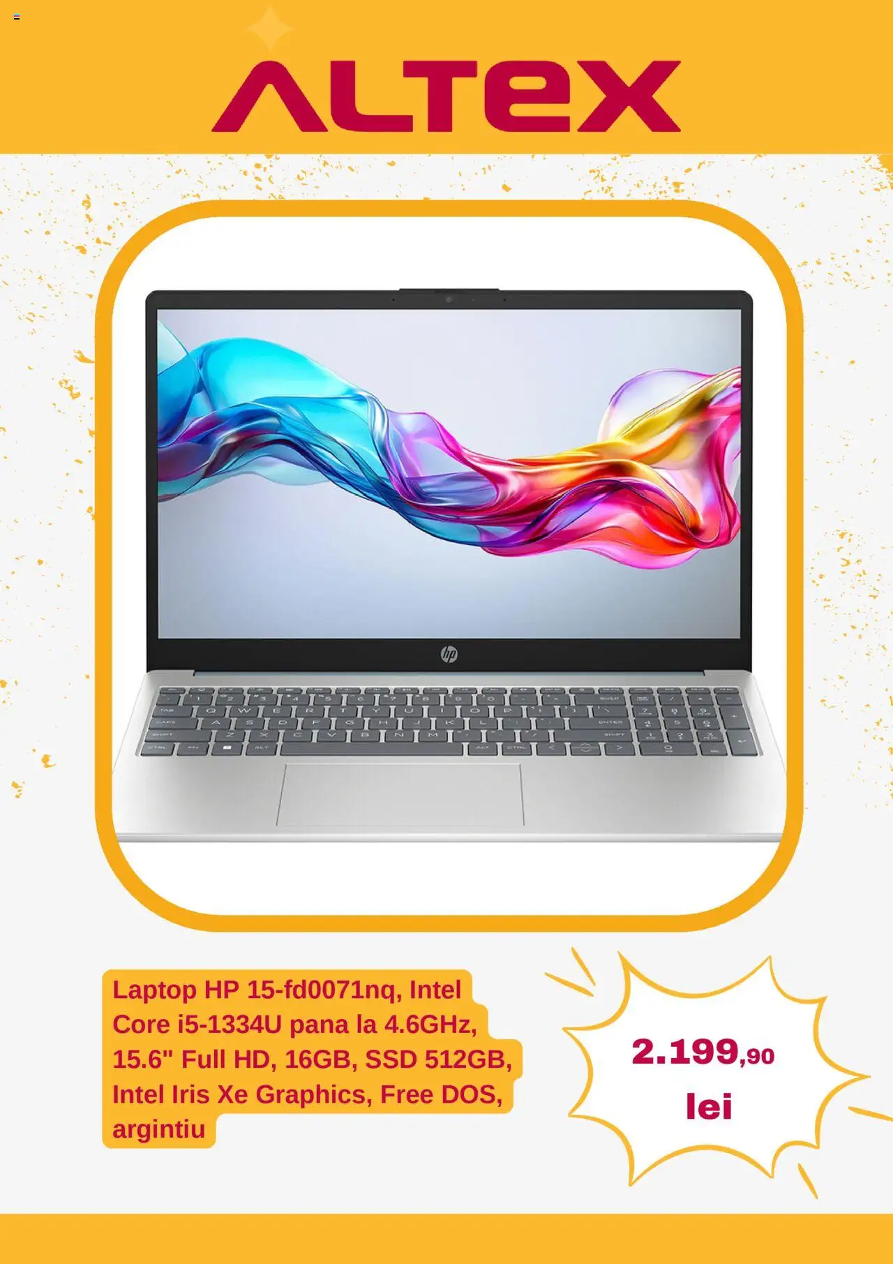 Catalog Altex 10 - 16 Aprilie 2025 | Pagina 3 | Produse: Laptop