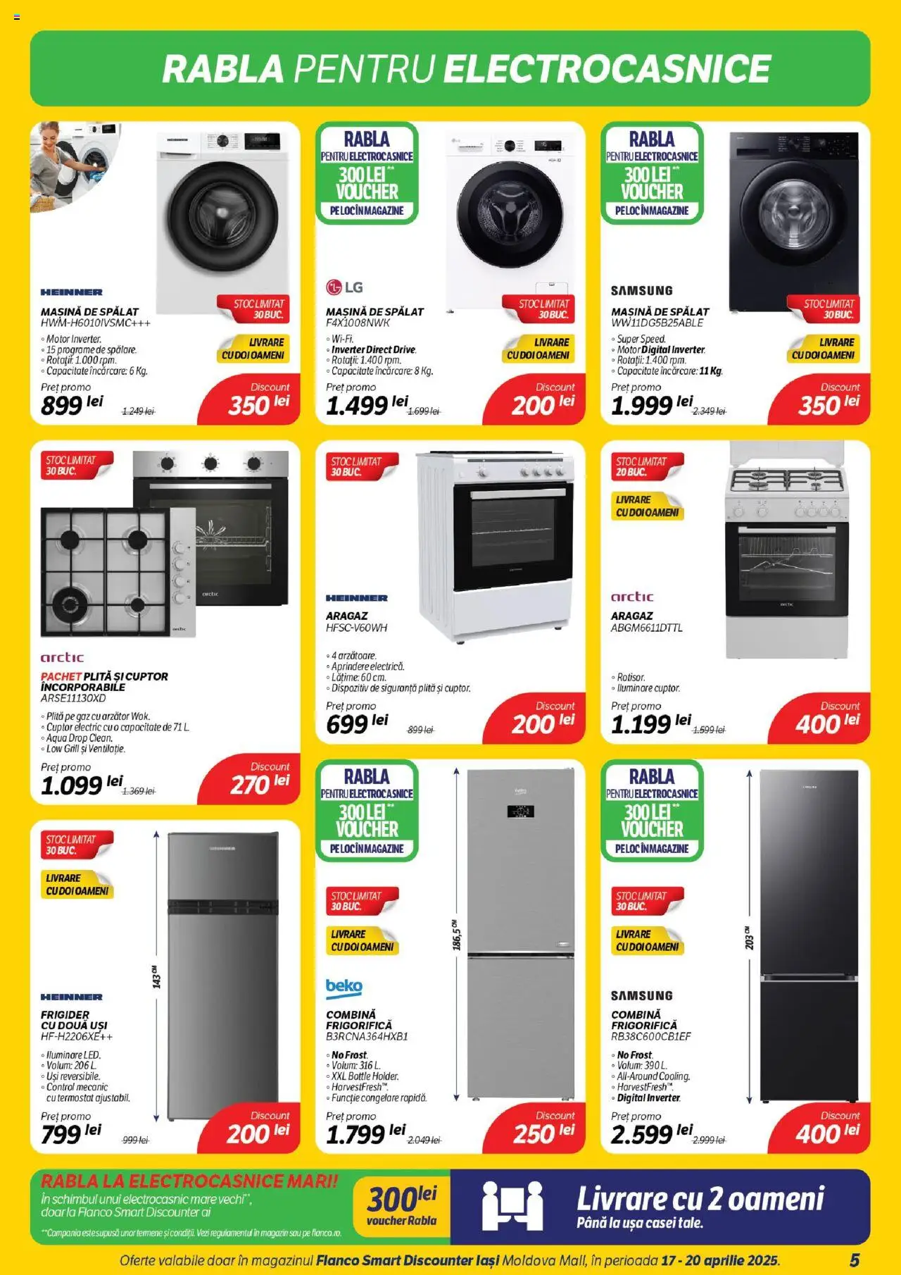 Catalog Flanco 17 - 20 Aprilie 2025 | Pagina 5 | Produse: Frigider, Cuptor, Plită, Aragaz