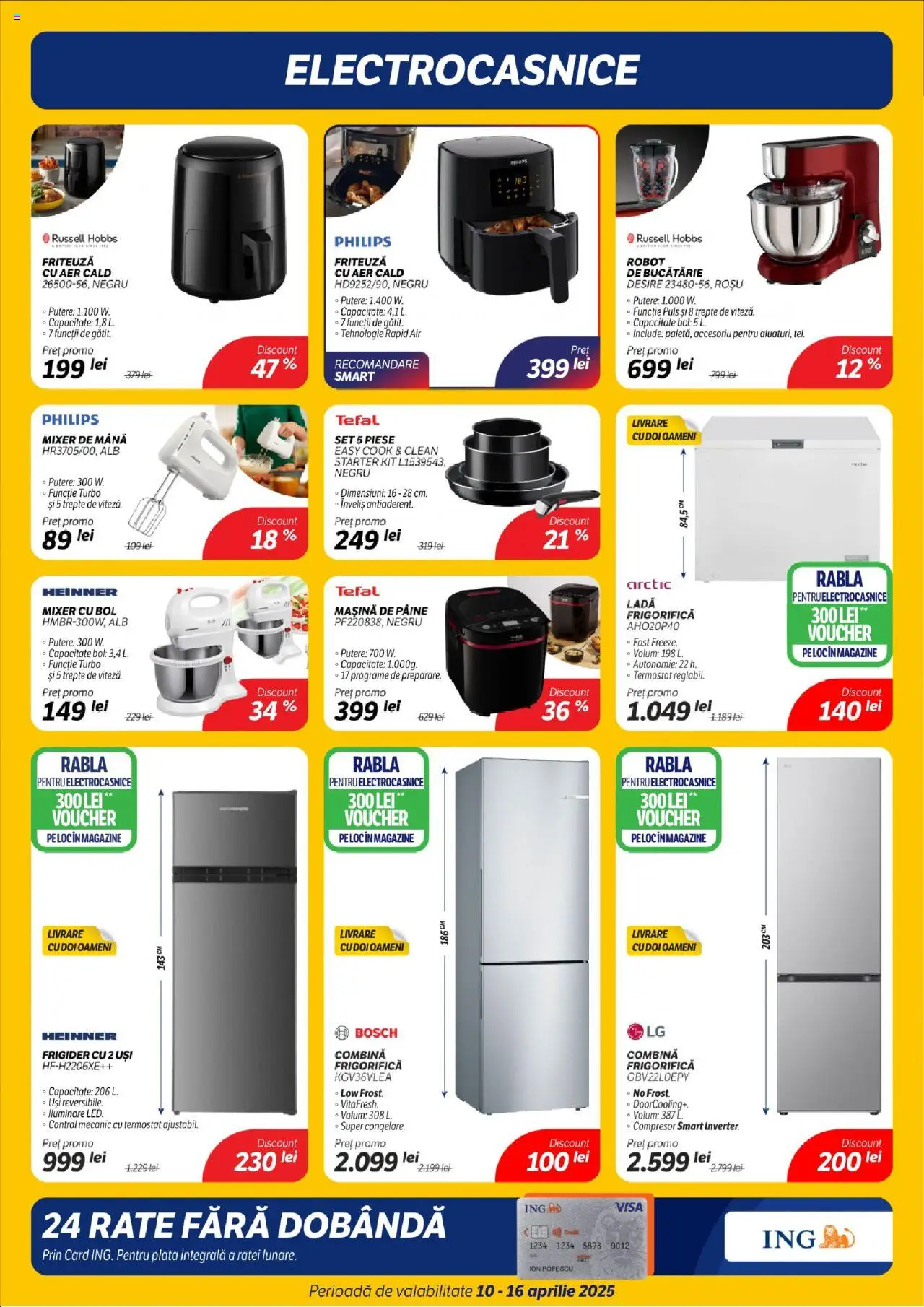 Catalog Flanco 10 - 16 Aprilie 2025 | Pagina 7 | Produse: Enginar, Pomelo, Frigider, Bucătărie
