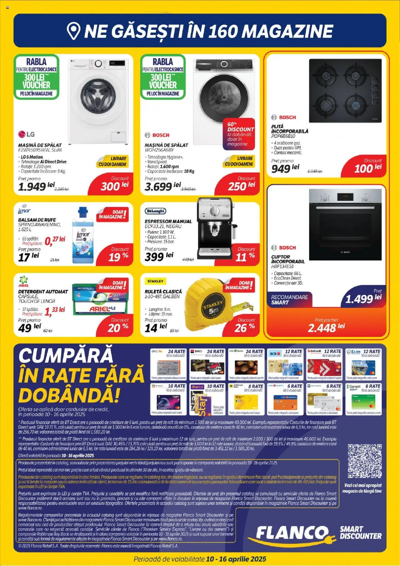 Catalog Flanco 10 - 16 Aprilie 2025 | Pagina 9 | Produse: Mașină De Spălat, Raft, Rață, Detergent