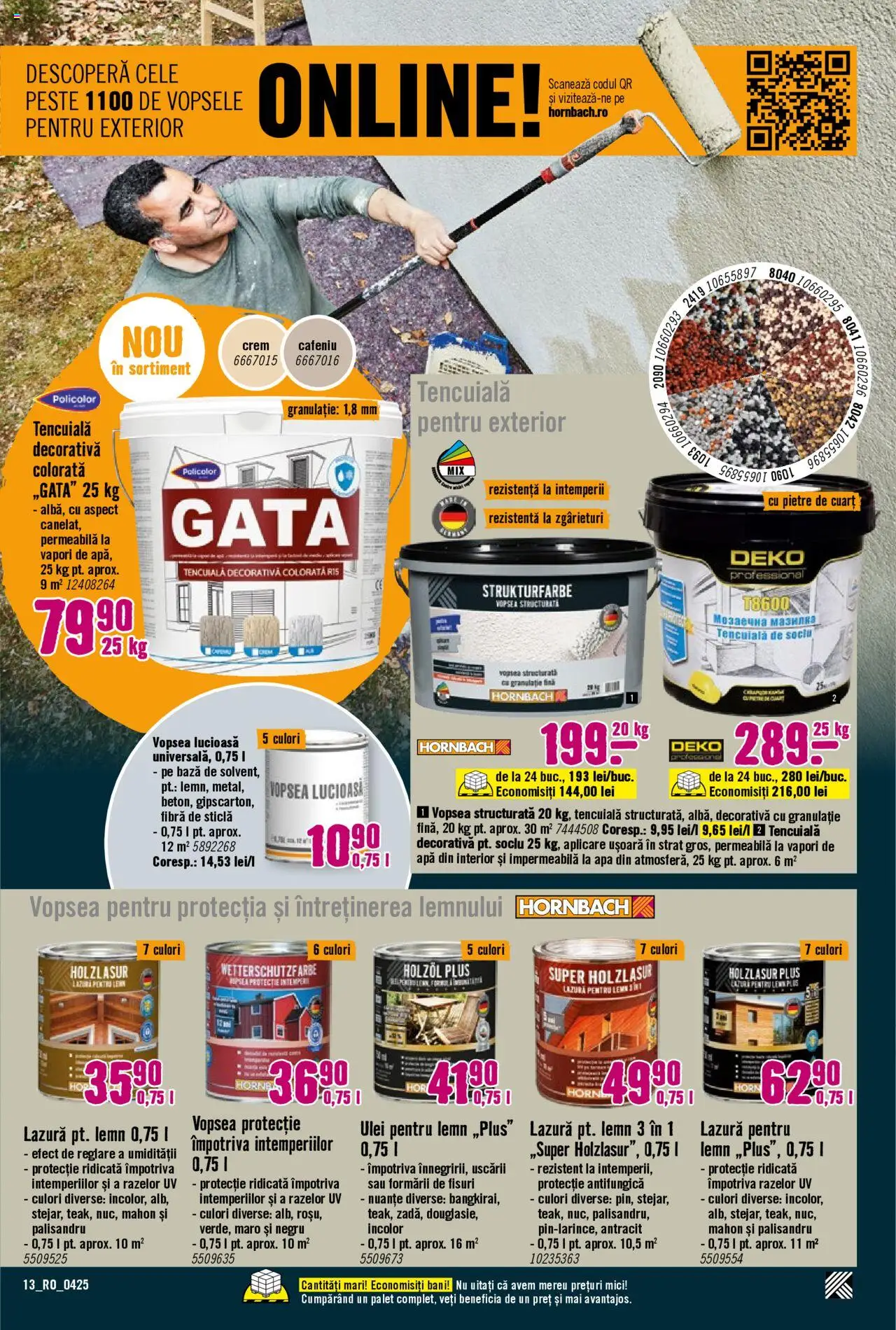 Catalog Hornbach 10 Aprilie - 11 Mai 2025 | Pagina 13 | Produse: Vopsea, Ulei, Pește, Lazură