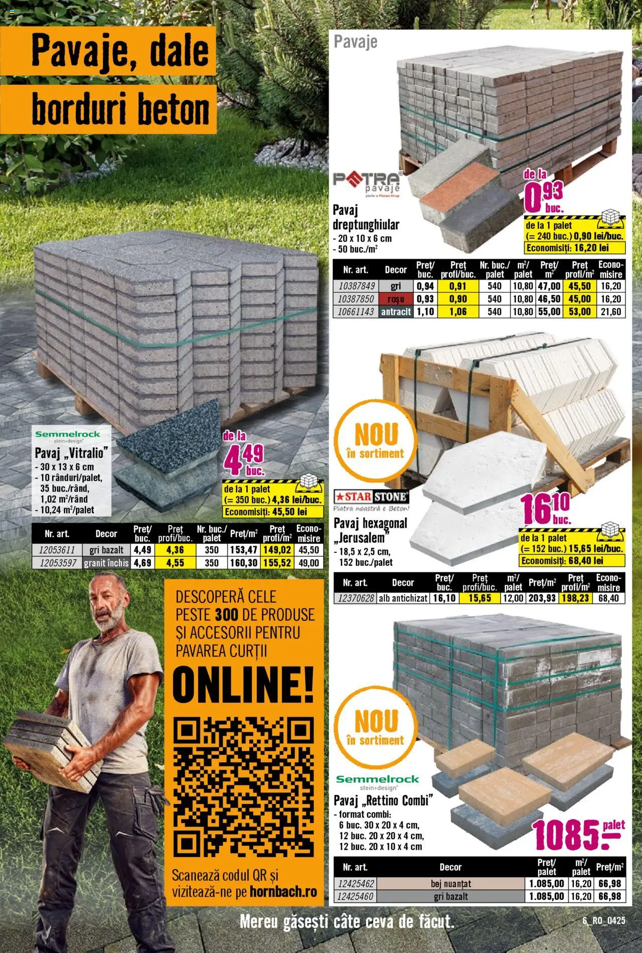 Catalog Hornbach 10 Aprilie - 11 Mai 2025 | Pagina 6 | Produse: Dale, Pavaj, Pește