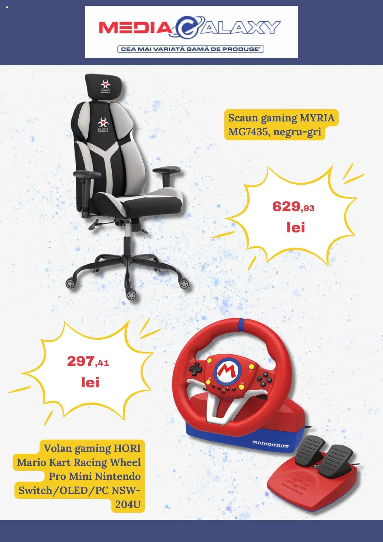 Catalog Media Galaxy 10 - 16 Aprilie 2025 | Pagina 4 | Produse: Scaun gaming, Scaun