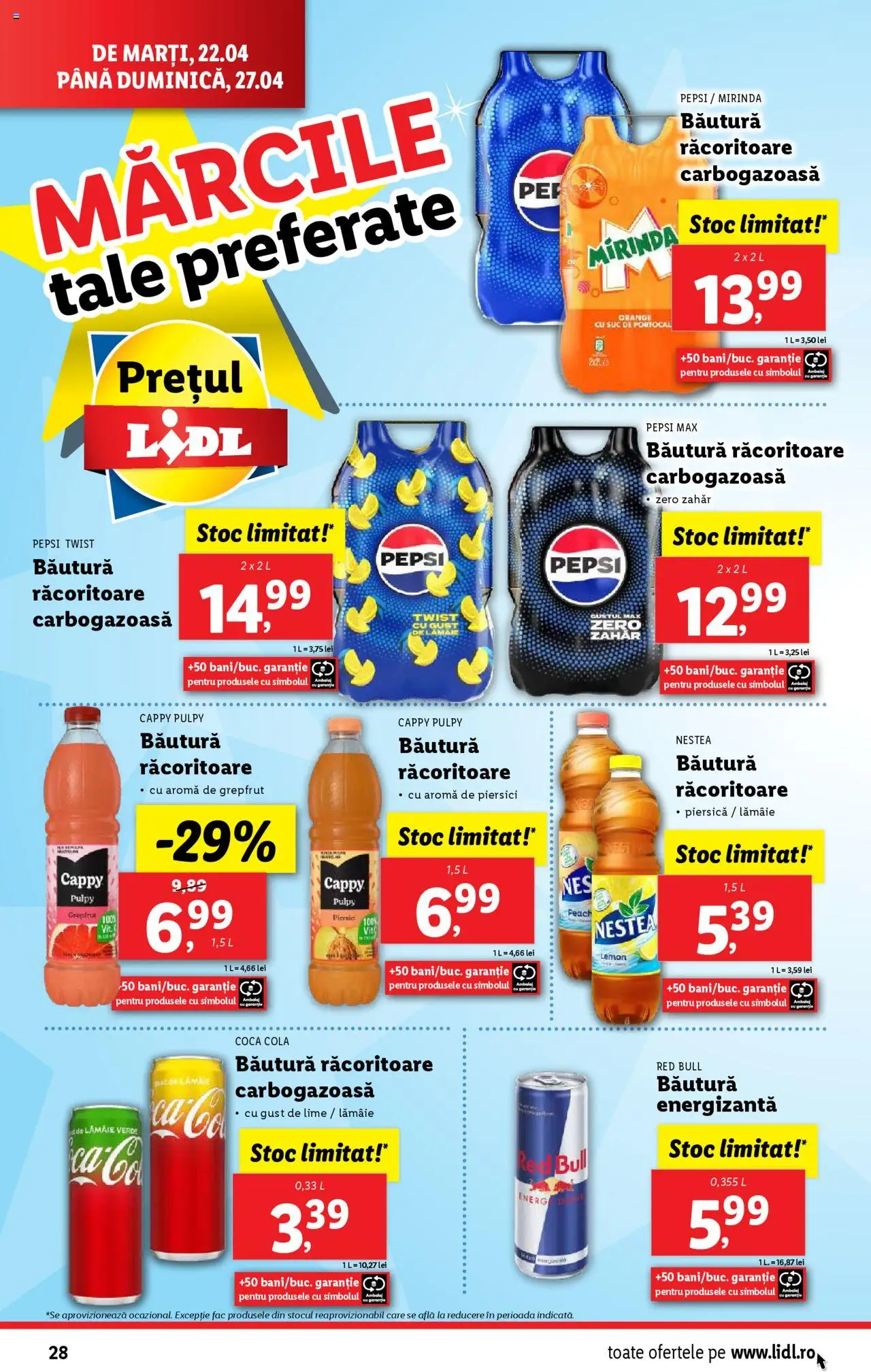 Catalog LIDL 22 - 27 Aprilie 2025 | Pagina 28 | Produse: Köpek Sabunu, Amerikan servis, Grepfrut, Zahăr
