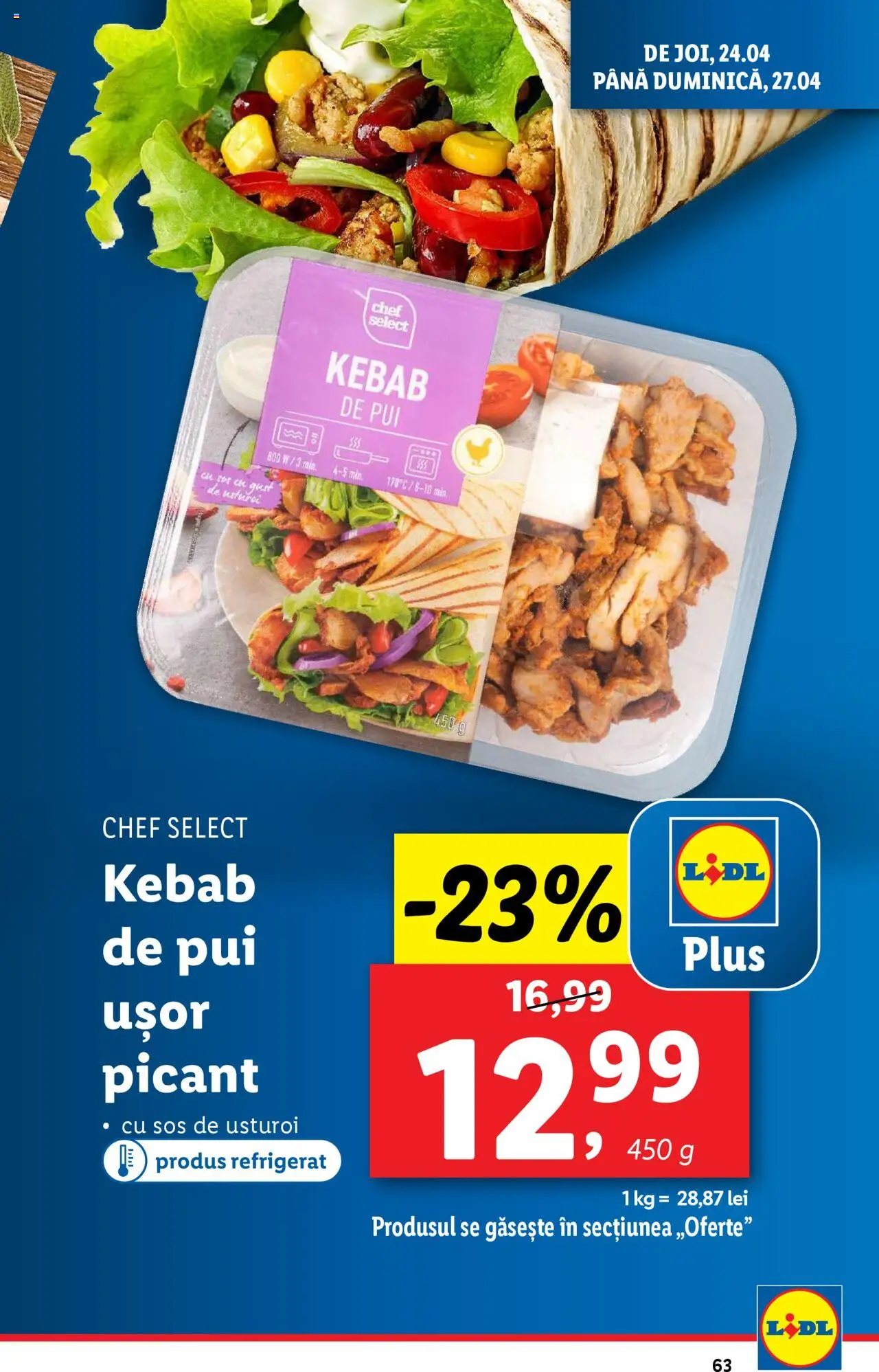 Catalog LIDL 22 - 27 Aprilie 2025 | Pagina 63 | Produse: Hacıyatmaz Kedi Oyuncağı, Sos, Usturoi