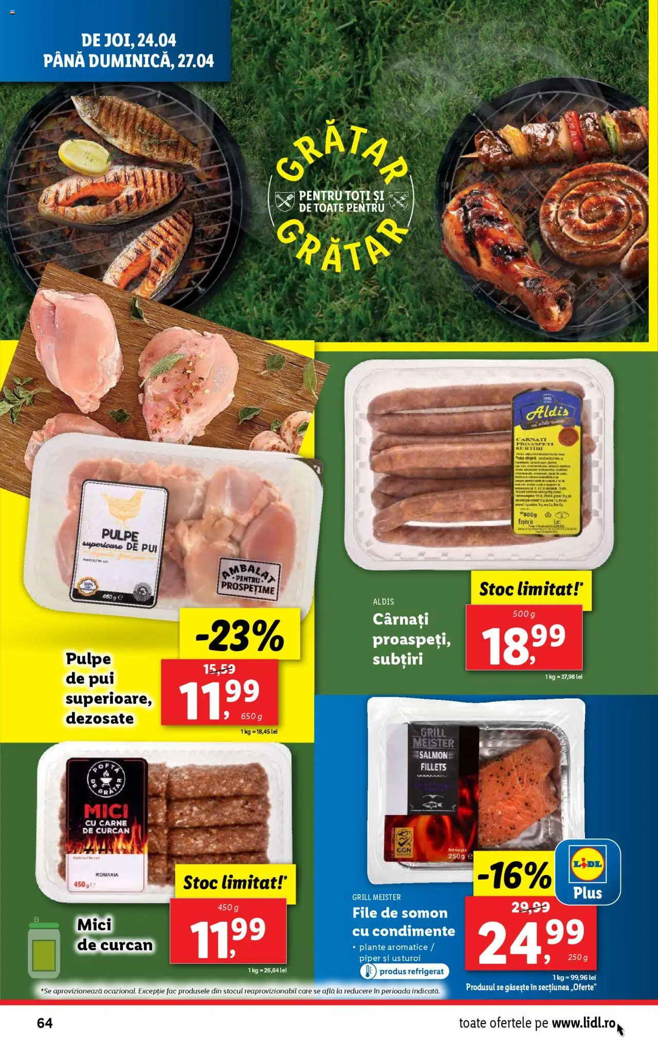 Catalog LIDL 22 - 27 Aprilie 2025 | Pagina 64 | Produse: Grătar, Demirhindi, Piper, Usturoi