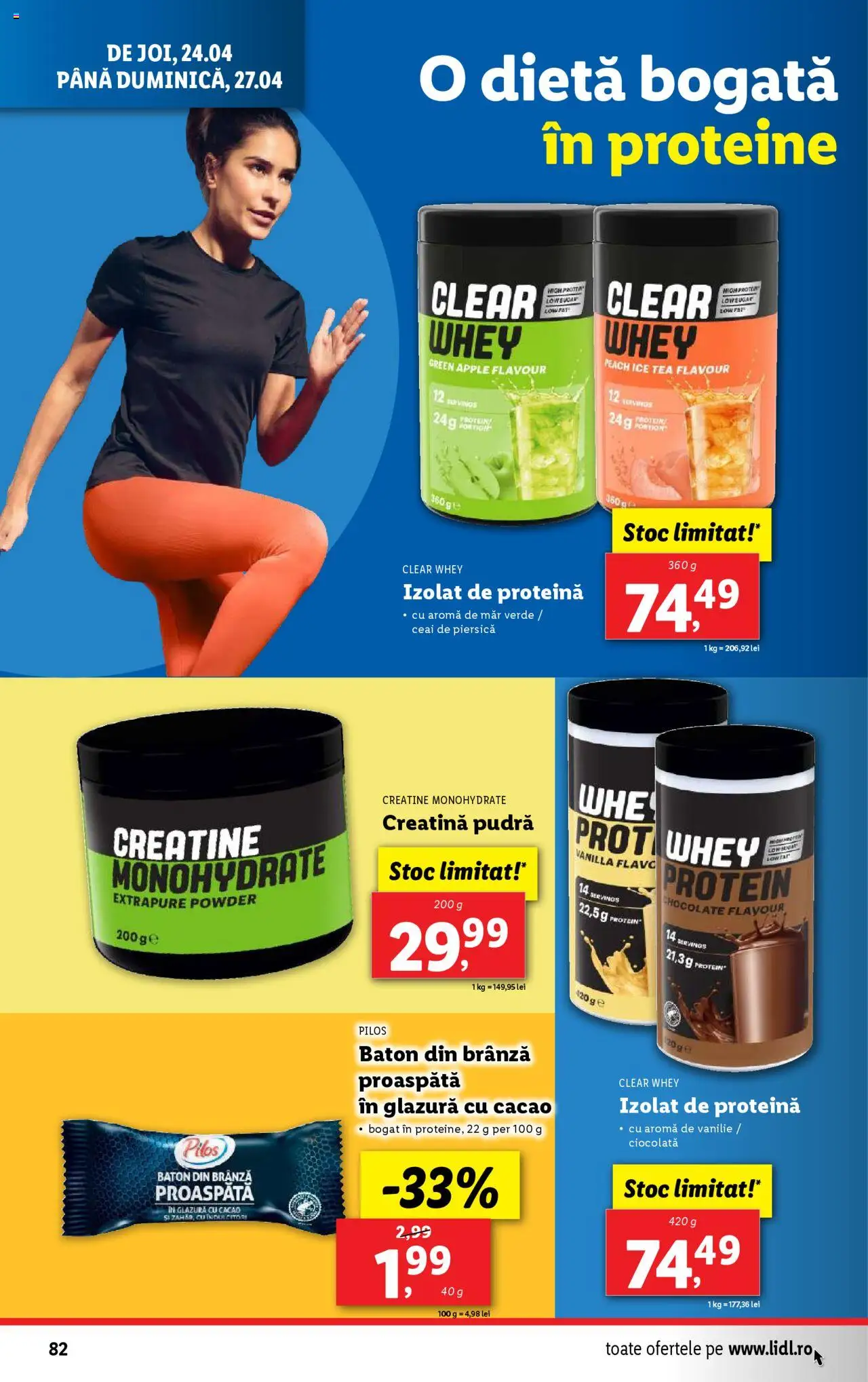 Catalog LIDL 22 - 27 Aprilie 2025 | Pagina 82 | Produse: Masaüstü kılıfı, Pudră, Brânză, Ciocolată