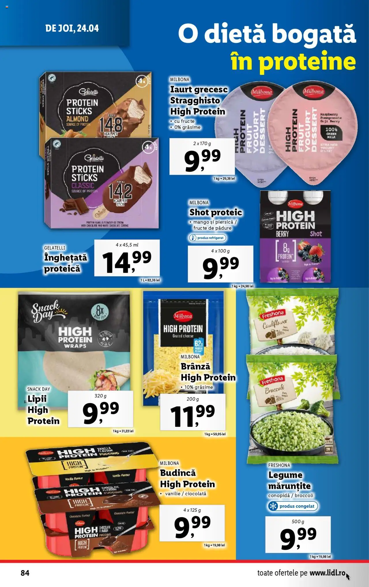 Catalog LIDL 22 - 27 Aprilie 2025 | Pagina 84 | Produse: Masaüstü kılıfı, Brânză, Iaurt, Fructe