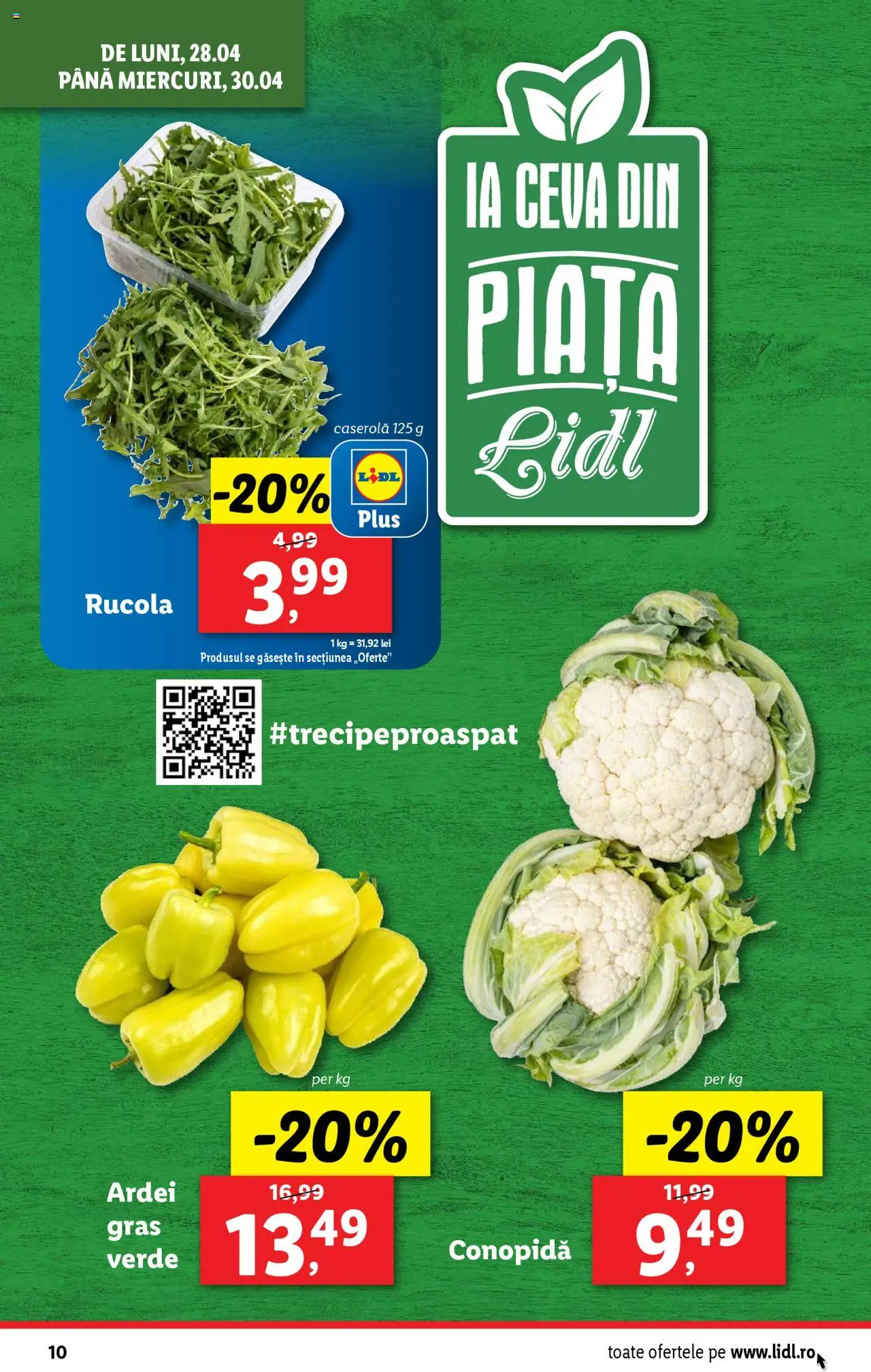 Catalog LIDL 28 Aprilie - 4 Mai 2025 | Pagina 10 | Produse: Conopidă, Ardei