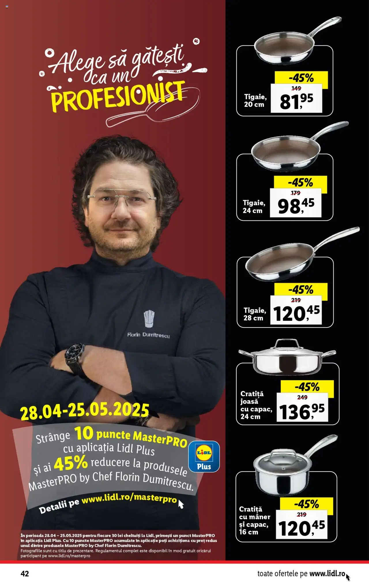 Catalog LIDL 28 Aprilie - 4 Mai 2025 | Pagina 42 | Produse: Cratiță, Mâner