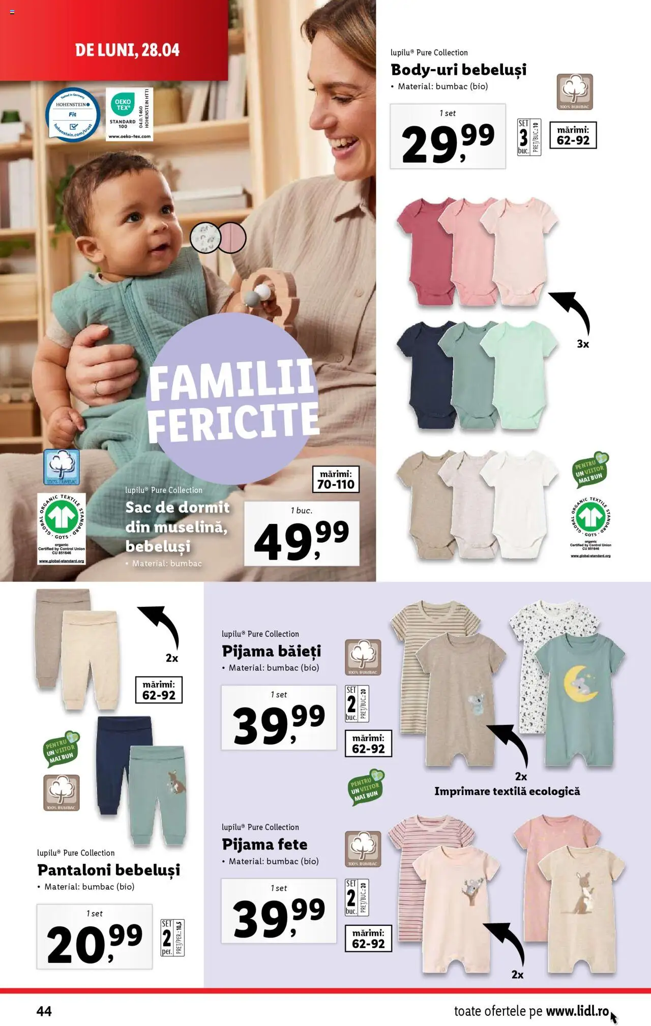 Catalog LIDL 28 Aprilie - 4 Mai 2025 | Pagina 44 | Produse: Şerit ödül, Pantaloni