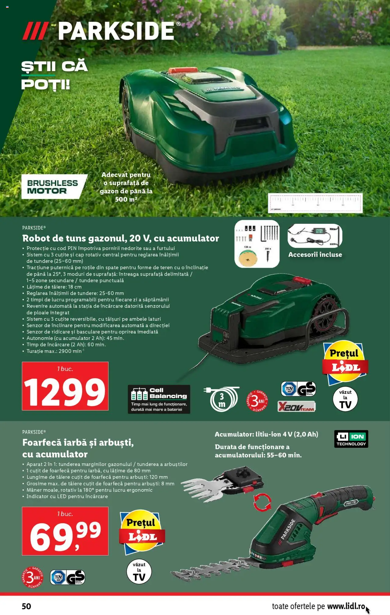 Catalog LIDL 28 Aprilie - 4 Mai 2025 | Pagina 50 | Produse: Robot, Mâner, Babak, Cuțit