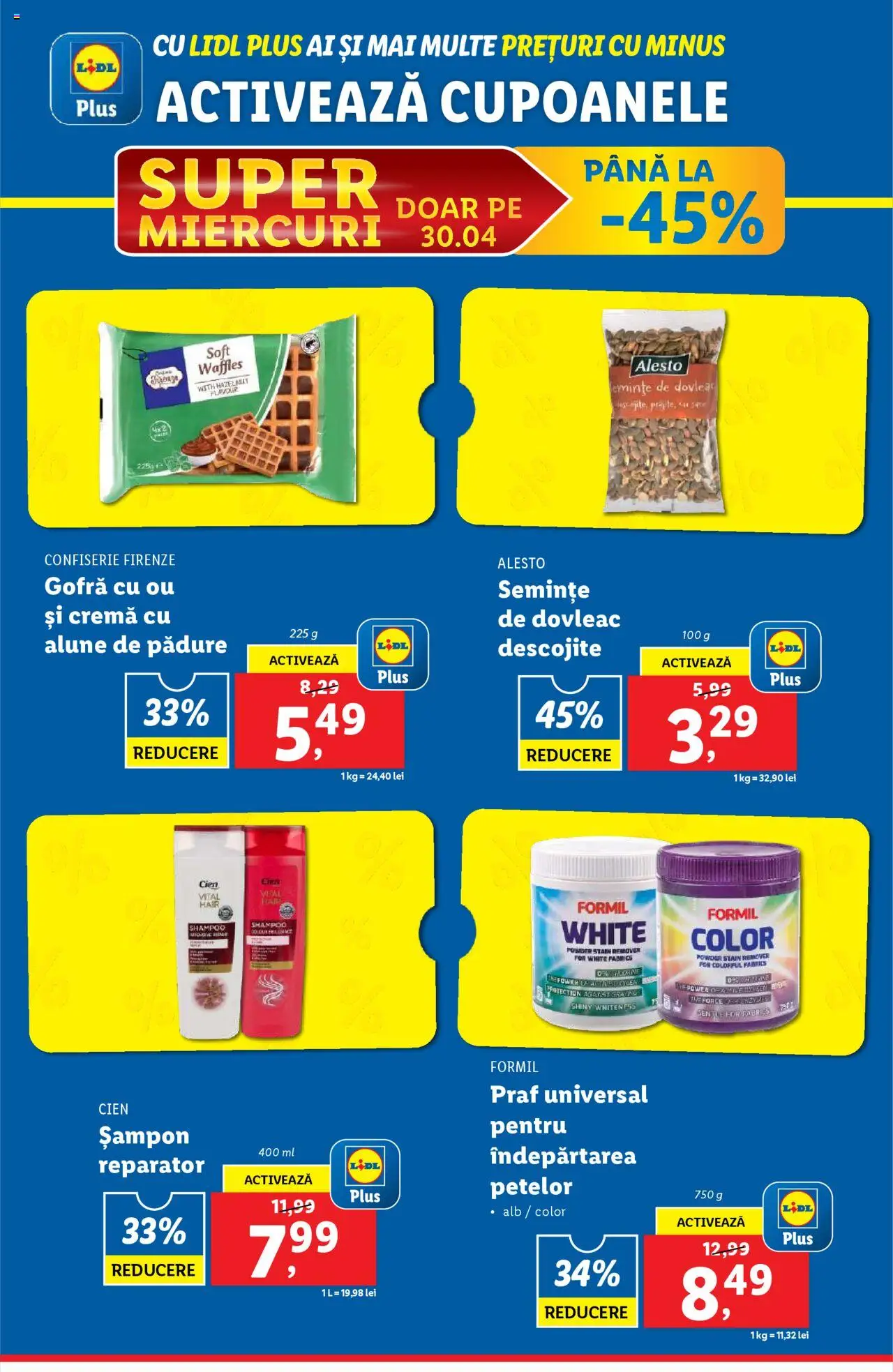 Catalog LIDL 28 Aprilie - 4 Mai 2025 | Pagina 58 | Produse: Semințe, Alune, Șampon, Cremă