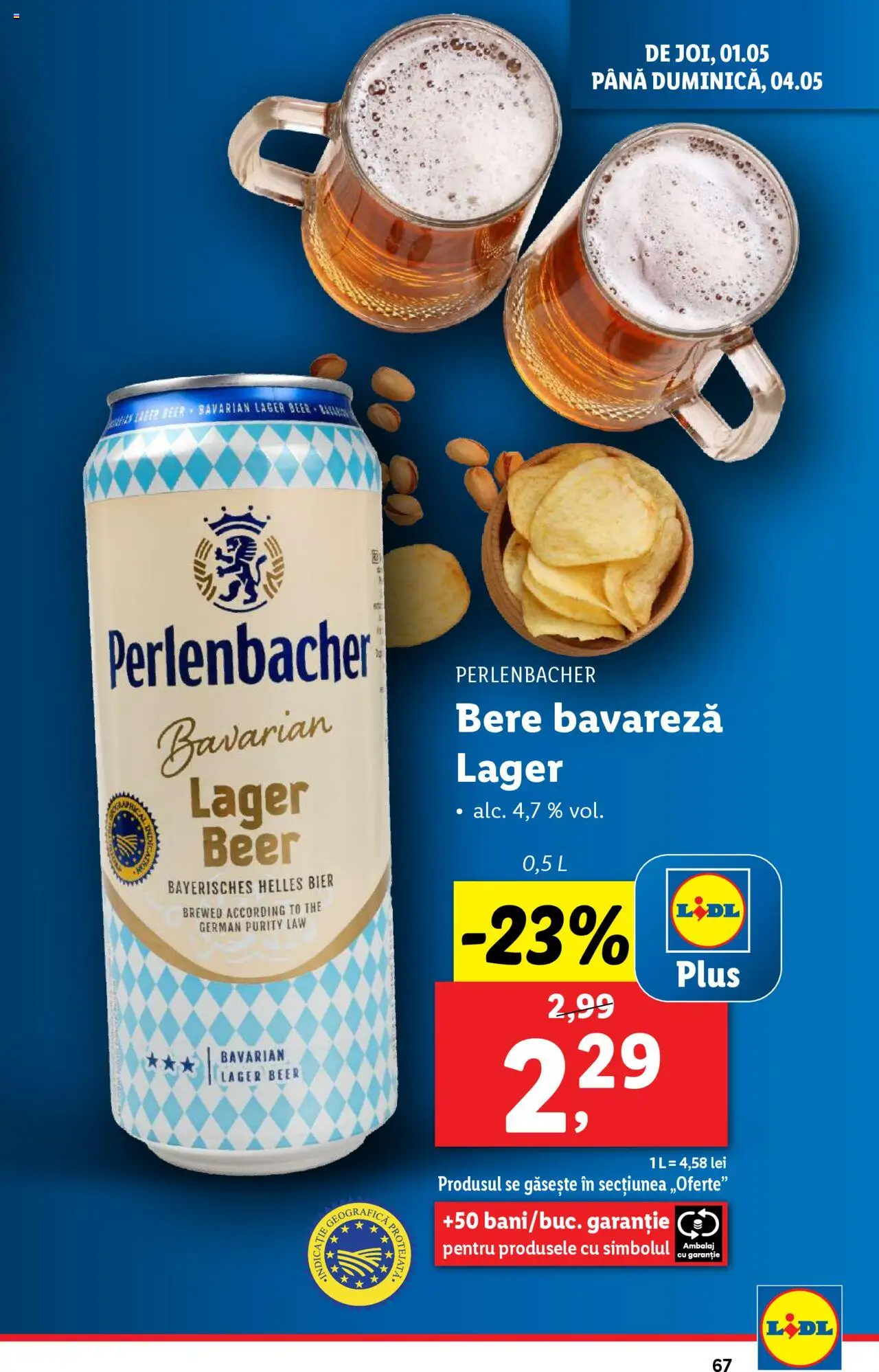 Catalog LIDL 28 Aprilie - 4 Mai 2025 | Pagina 67 | Produse: Bere