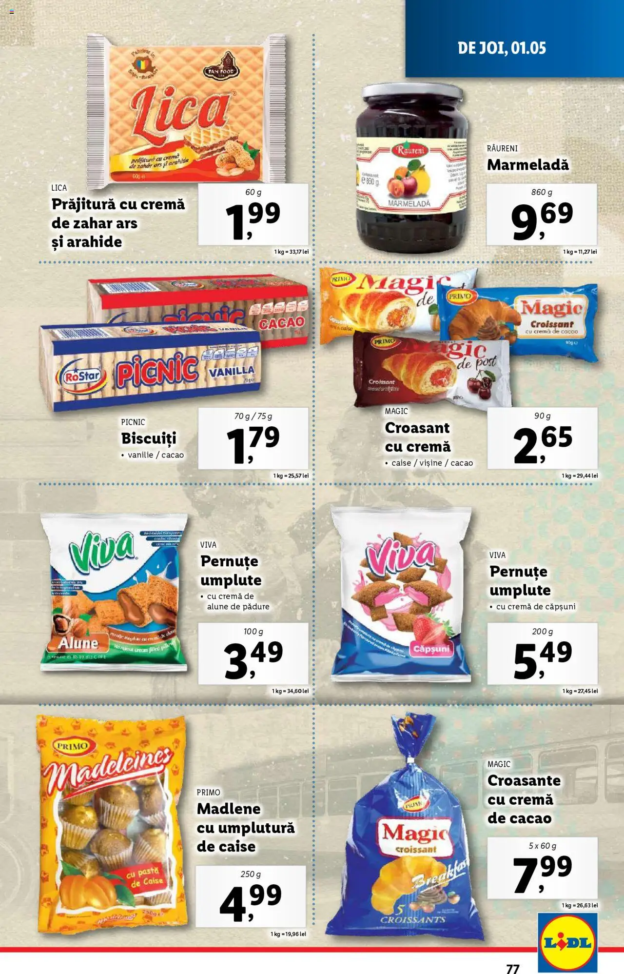 Catalog LIDL 28 Aprilie - 4 Mai 2025 | Pagina 77 | Produse: Alune, Căpșuni, Cacao, Ahtapot