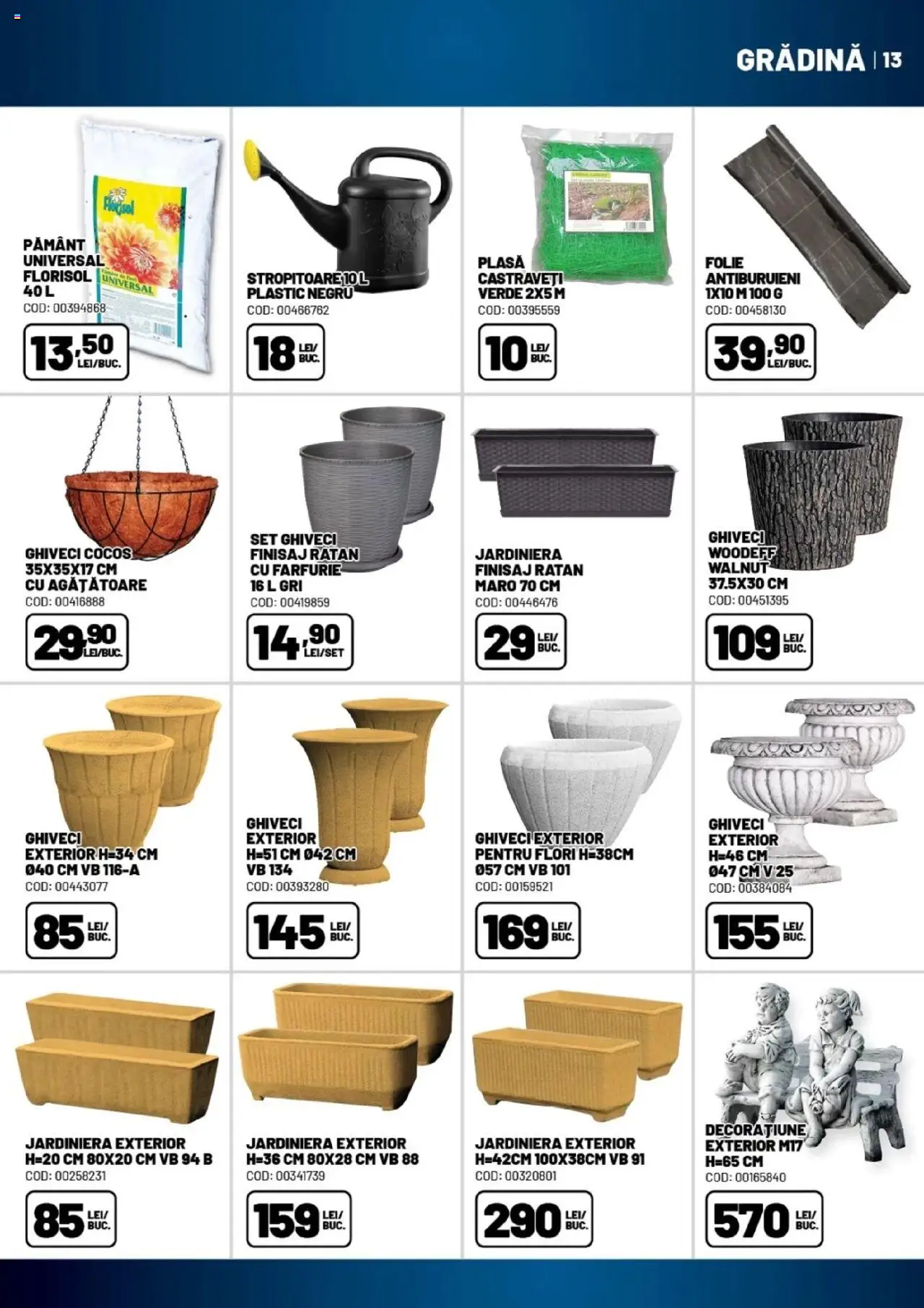 Catalog Ambient 15 Aprilie - 22 Mai 2025 | Pagina 13 | Produse: Ghiveci, Farfurie, Castraveți