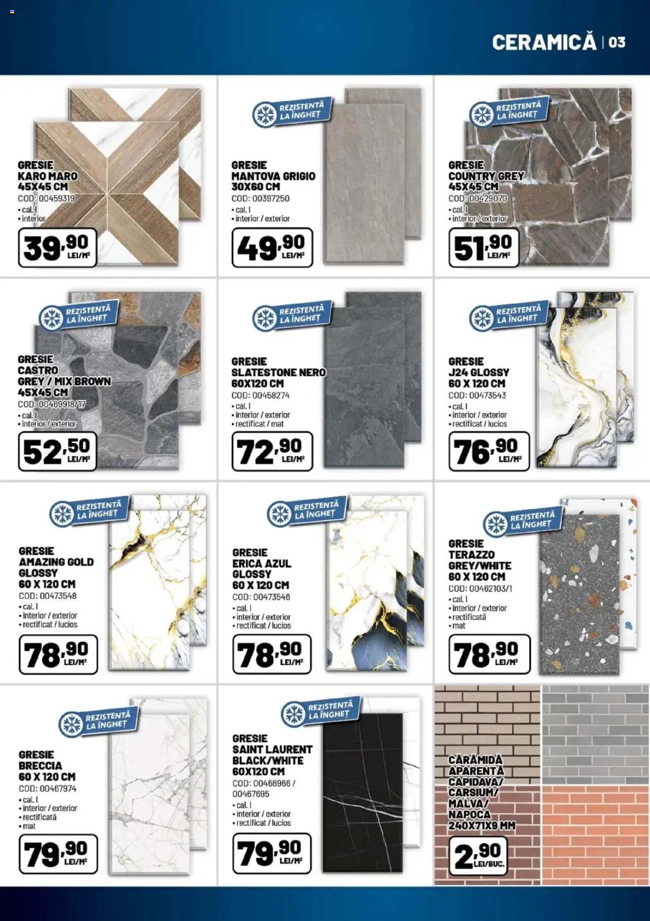 Catalog Ambient 15 Aprilie - 22 Mai 2025 | Pagina 3 | Produse: Gresie