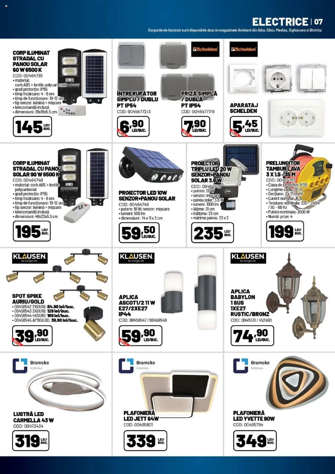 Catalog Ambient 15 Aprilie - 22 Mai 2025 | Pagina 7 | Produse: Cablu, Priză, Çay bardağı, Panou solar