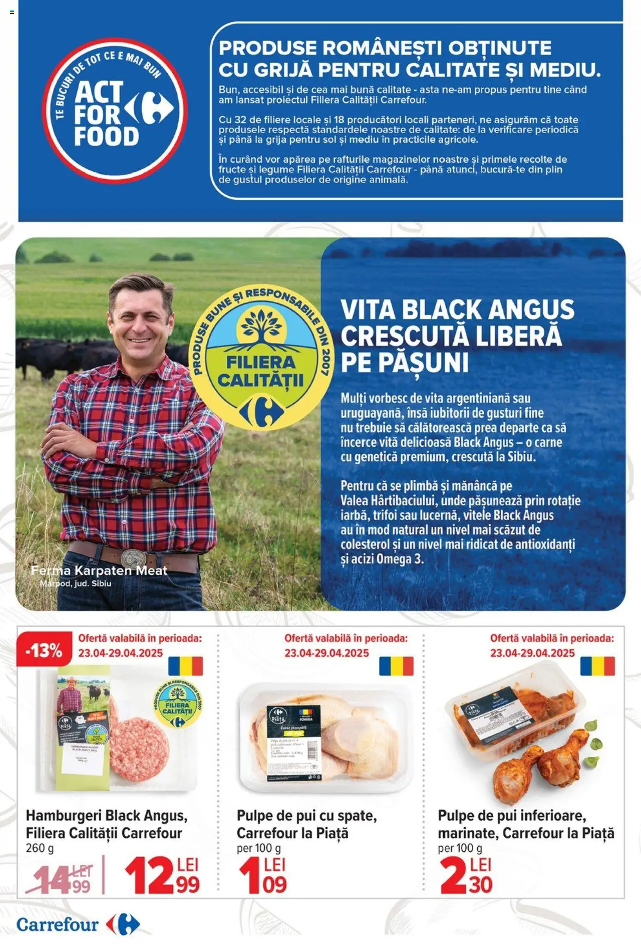 Catalog Carrefour 23 Aprilie - 6 Mai 2025 | Pagina 22 | Produse: Hacıyatmaz Kedi Oyuncağı, Chaussures de ski, Legume, Fructe