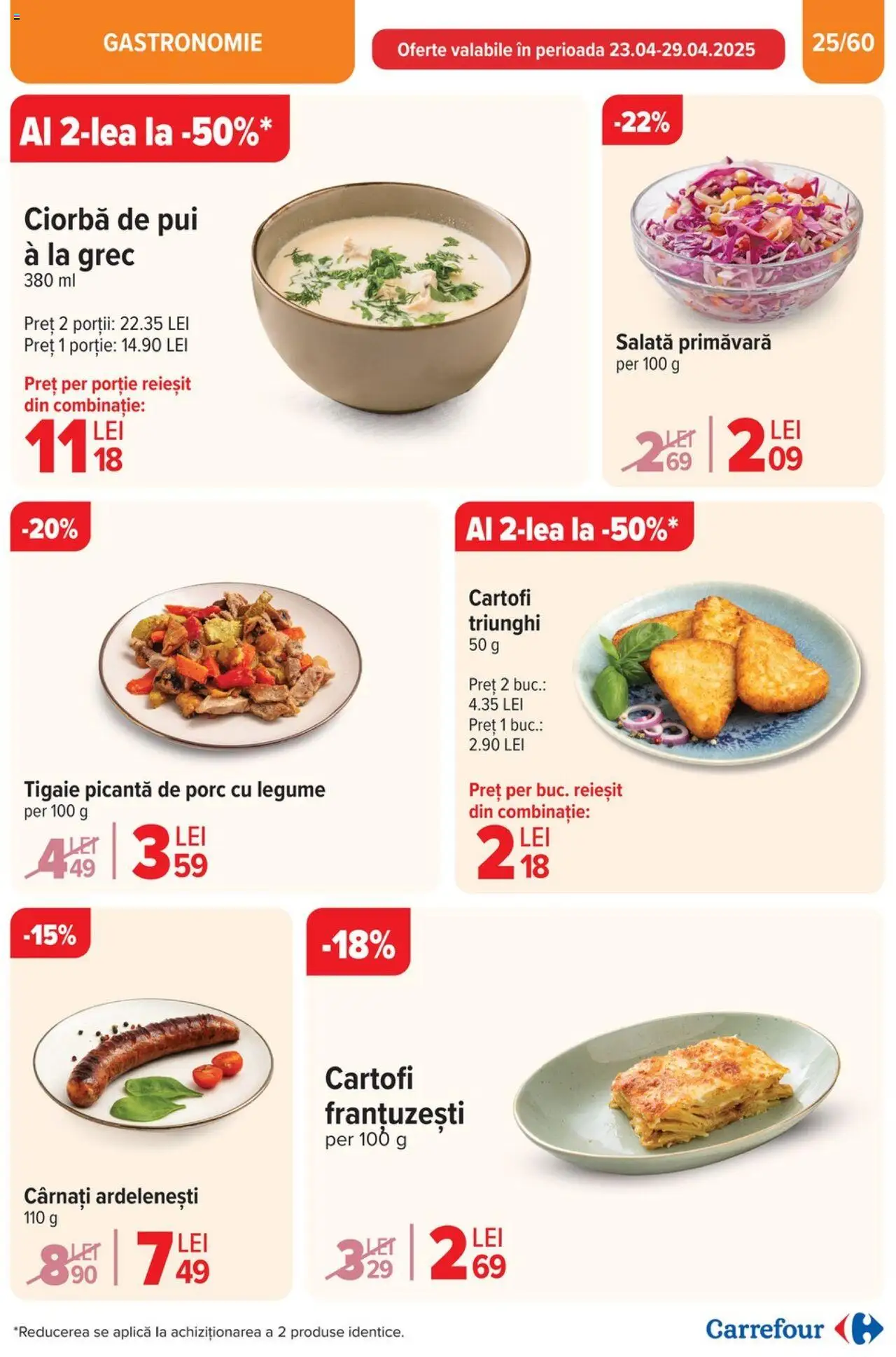 Catalog Carrefour 23 Aprilie - 6 Mai 2025 | Pagina 27 | Produse: Tigaie, Cartofi, Legume, Cârnați