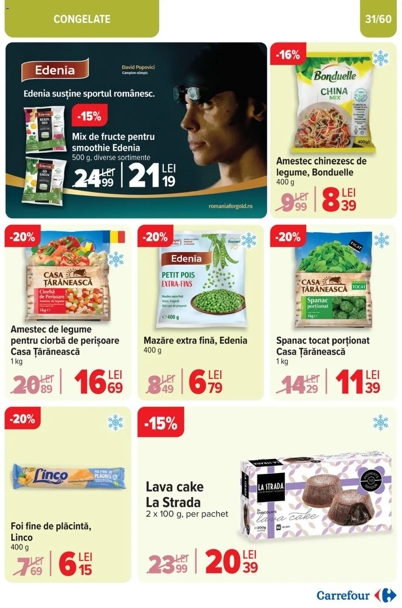 Catalog Carrefour 23 Aprilie - 6 Mai 2025 | Pagina 33 | Produse: Mazăre, Plăcintă, Smoothie, Fructe