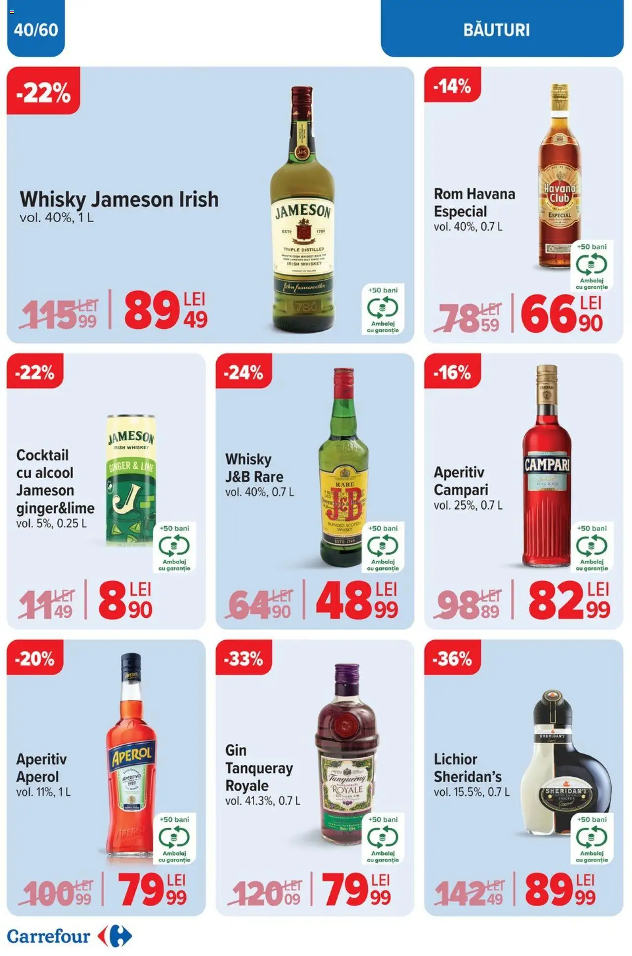 Catalog Carrefour 23 Aprilie - 6 Mai 2025 | Pagina 42 | Produse: Lime, Lichior, Cocktail, Whiskey