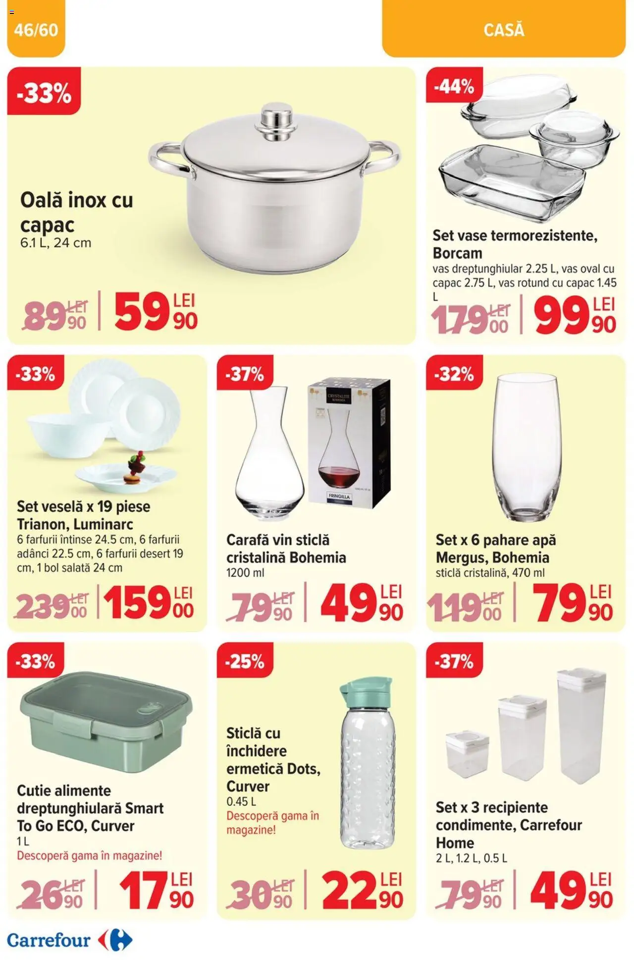 Catalog Carrefour 23 Aprilie - 6 Mai 2025 | Pagina 48 | Produse: Cutie alimente, Cutie, Recipiente, Dağ çileği