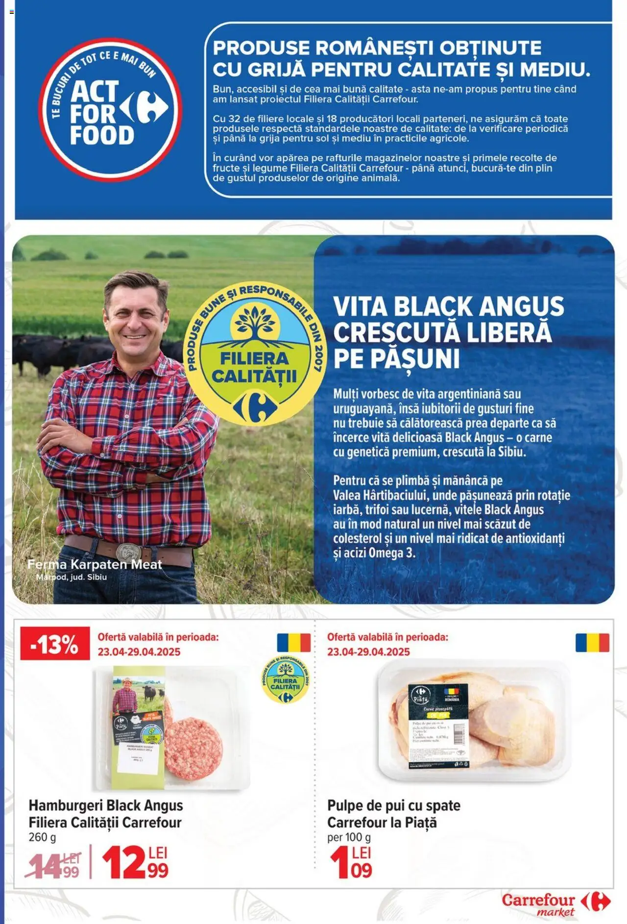 Catalog Carrefour 23 Aprilie - 6 Mai 2025 | Pagina 11 | Produse: Hacıyatmaz Kedi Oyuncağı, Chaussures de ski, Legume, Fructe