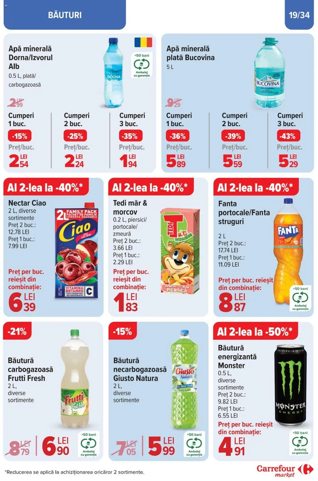 Catalog Carrefour 23 Aprilie - 6 Mai 2025 | Pagina 19 | Produse: Struguri, Zmeură, Matériel de Street Workout, Apă
