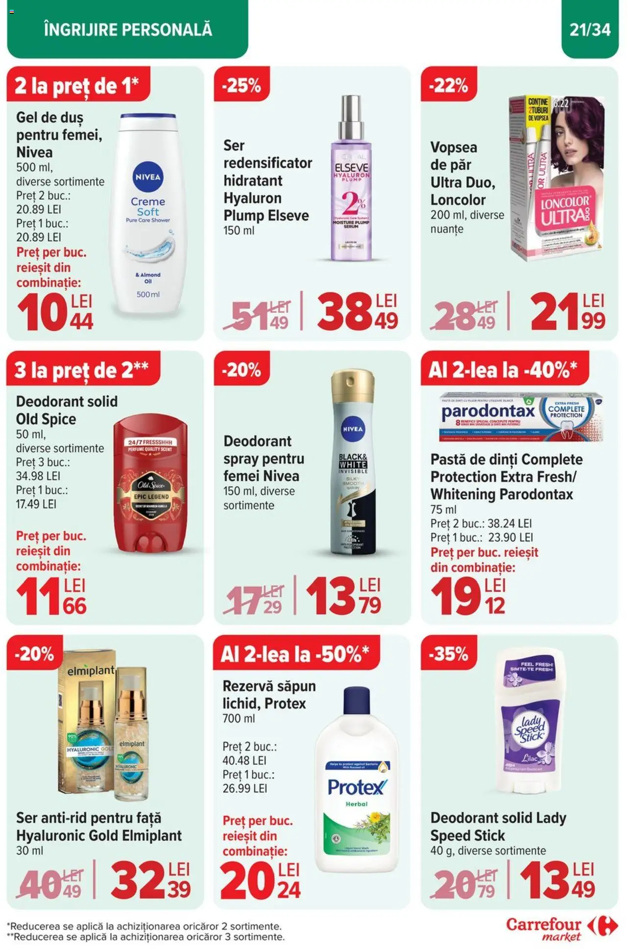 Catalog Carrefour 23 Aprilie - 6 Mai 2025 | Pagina 21 | Produse: Kısırlaştırılmış Kedi Maması, Vopsea, Duș, Săpun