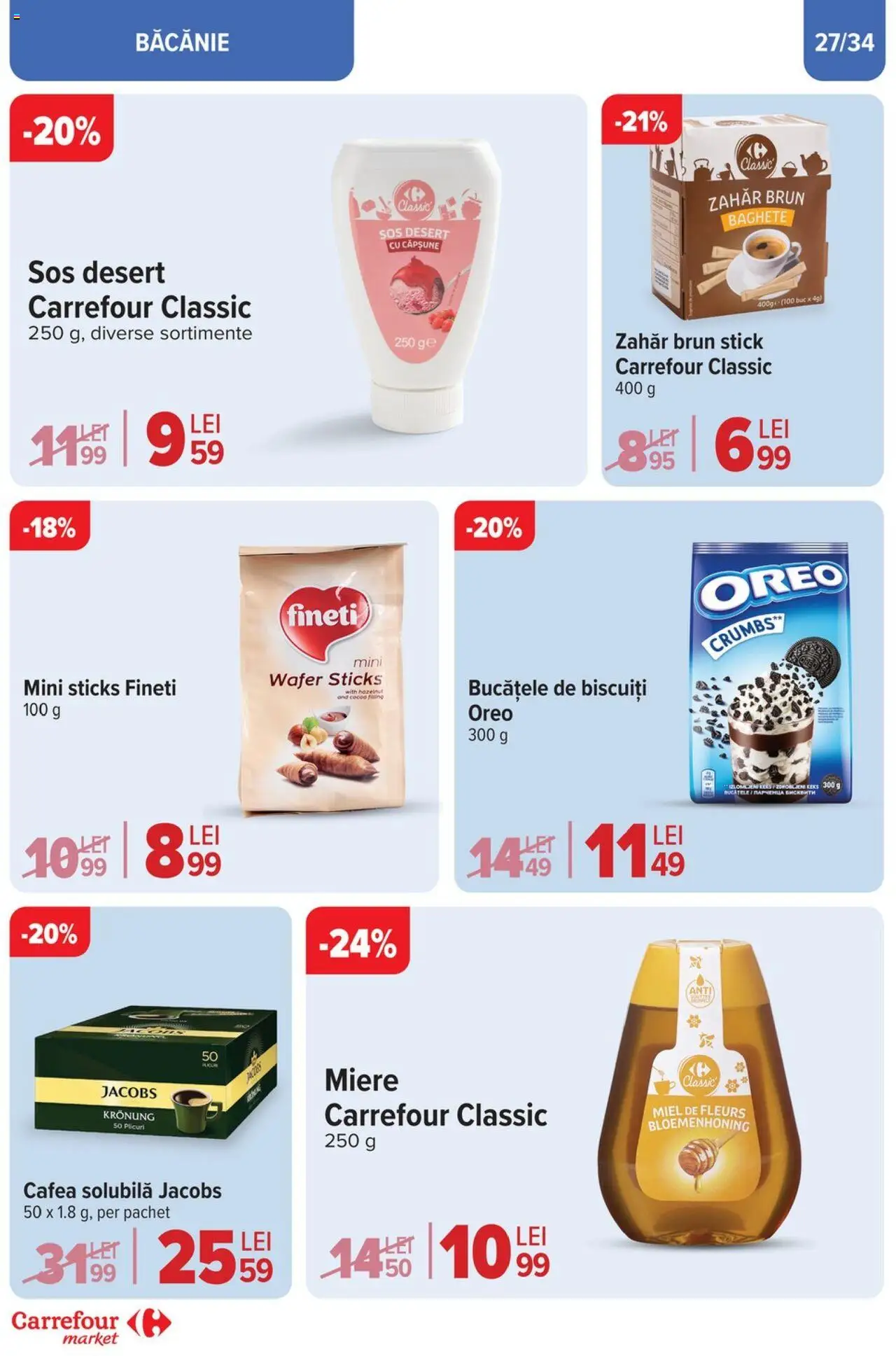 Catalog Carrefour 23 Aprilie - 6 Mai 2025 | Pagina 27 | Produse: Köpek çiti, Biscuiți, Sos, Zahăr