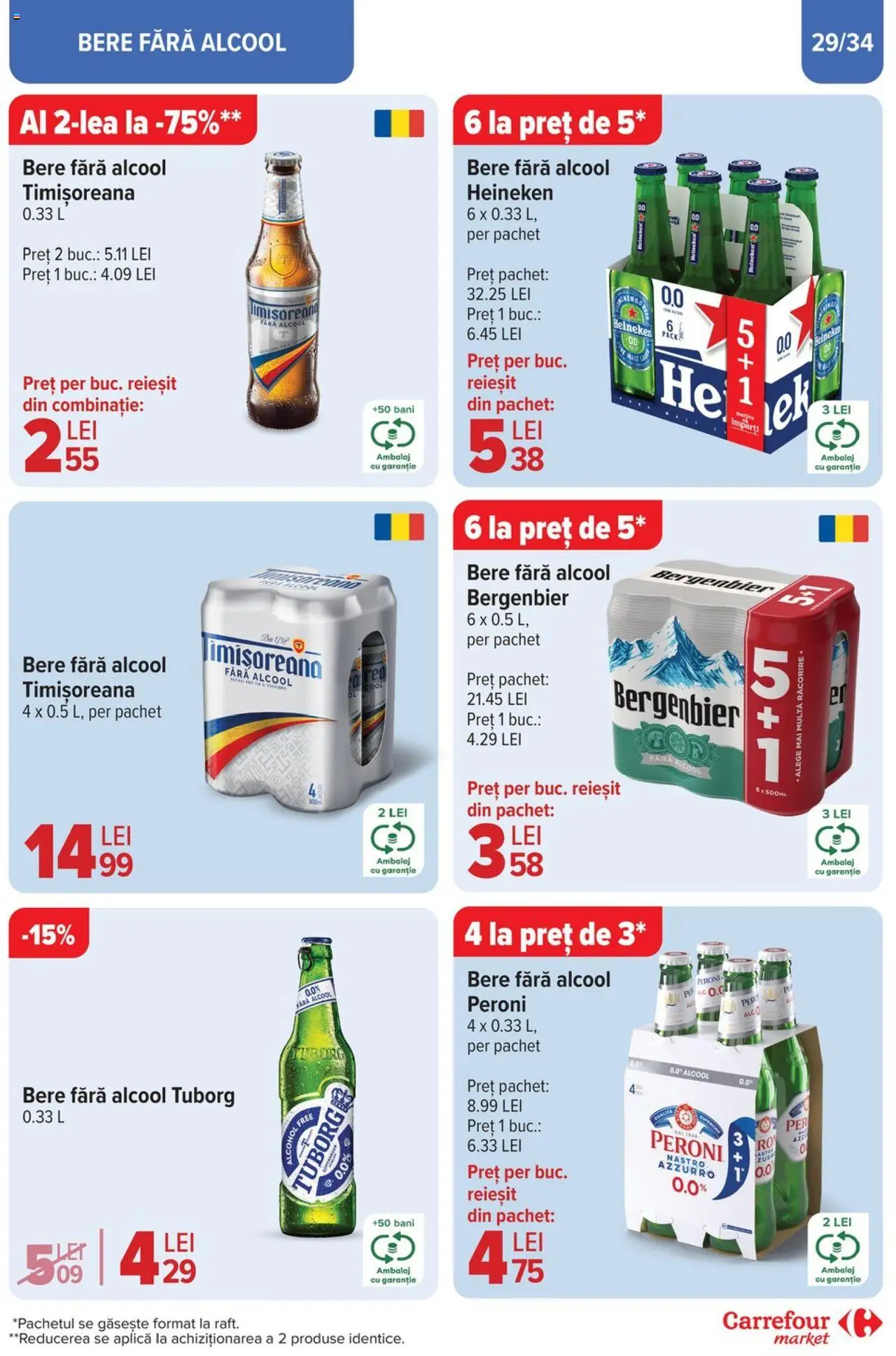 Catalog Carrefour 23 Aprilie - 6 Mai 2025 | Pagina 29 | Produse: Bere, Plastik Kulübe