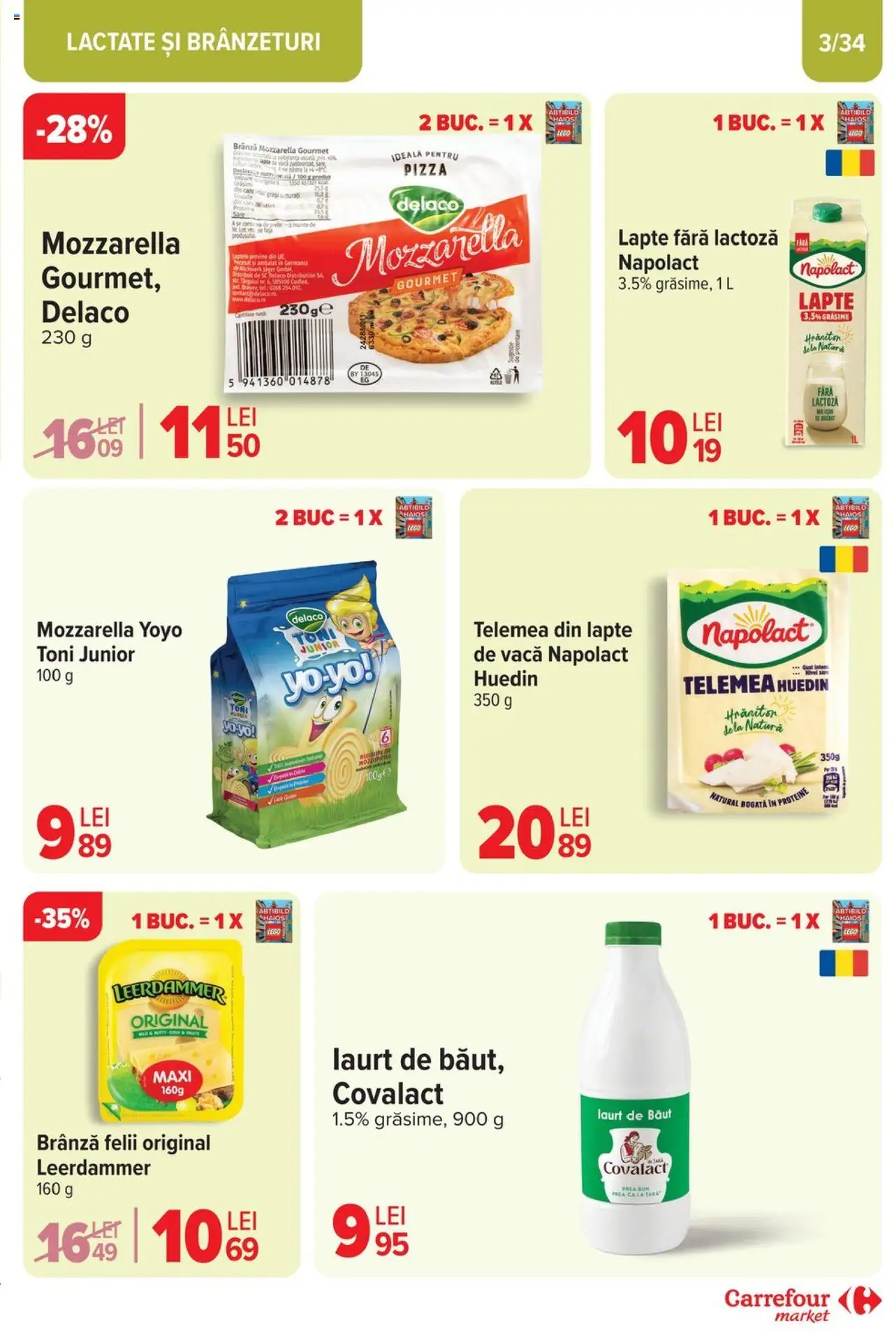 Catalog Carrefour 23 Aprilie - 6 Mai 2025 | Pagina 3 | Produse: Light Kedi Konservesi, Masaüstü kılıfı, Lapte, Brânză